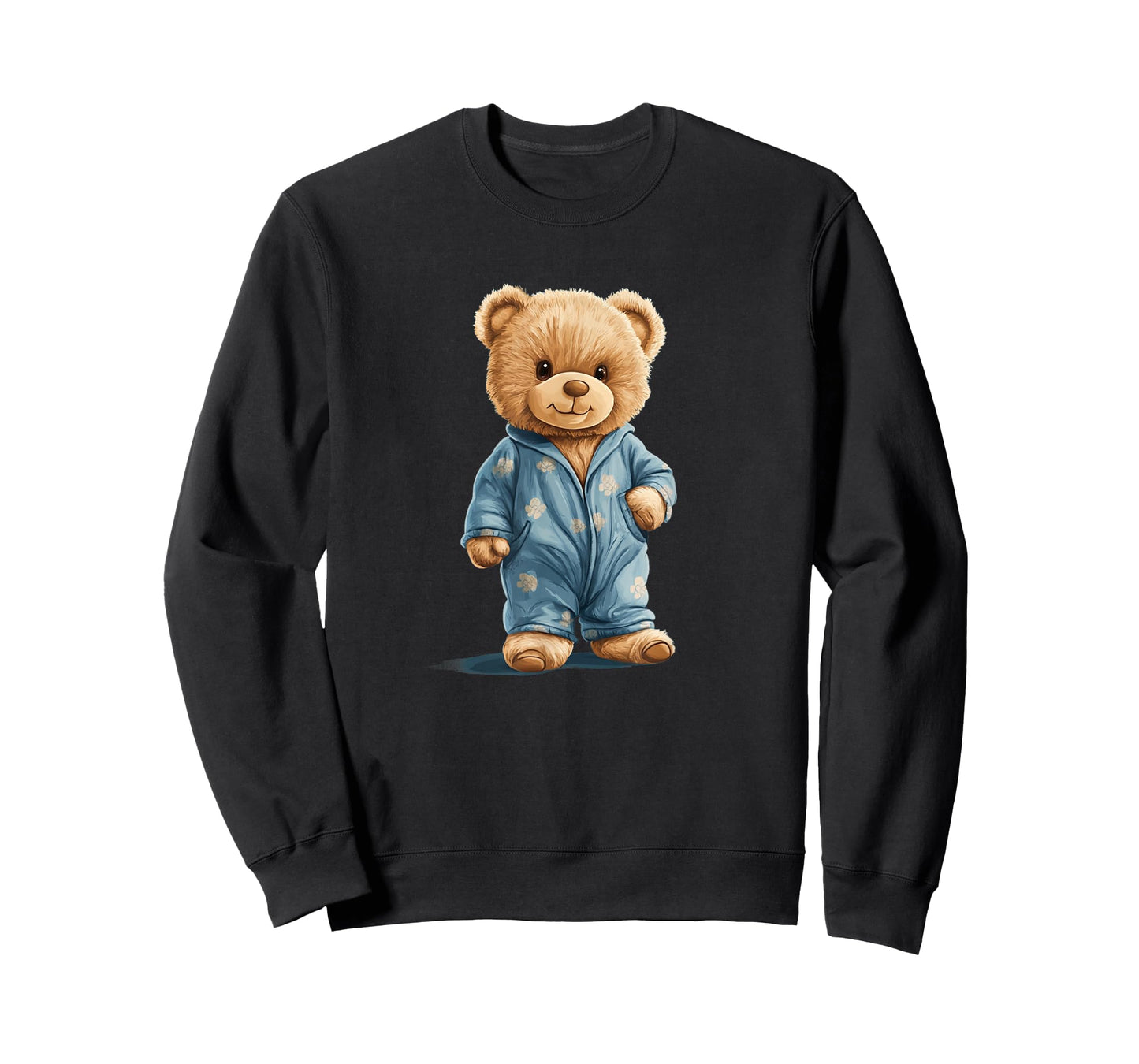 Sleepy Teddy Bear in Comfy Pajamas for Boys and Girls T-Shirt