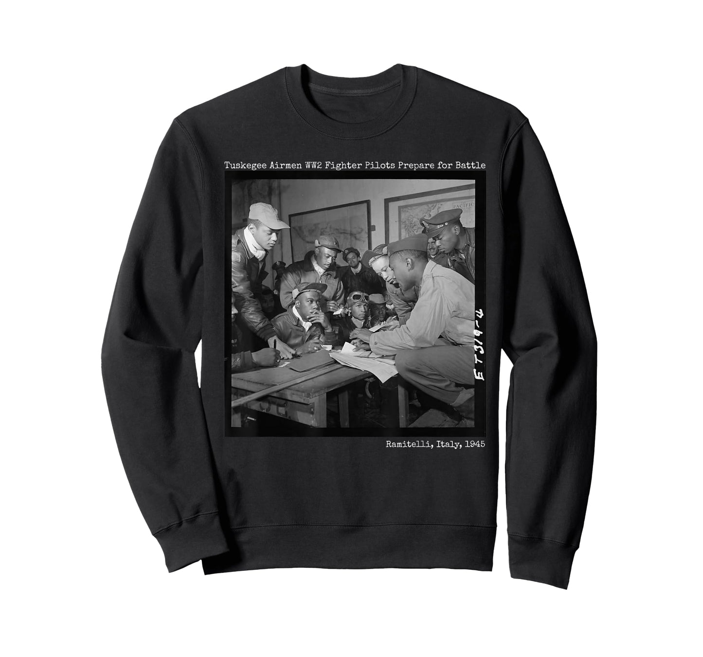 Tuskegee Airmen Preparing for Battle WW2 T-Shirt Small