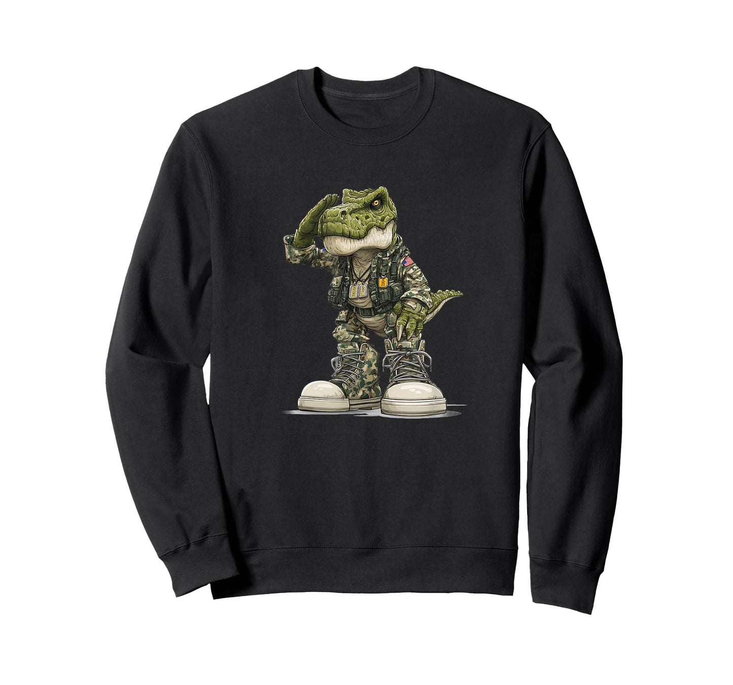 Cool Dinosaur Look for Saluting Dinosaurs Lovers T-Shirt