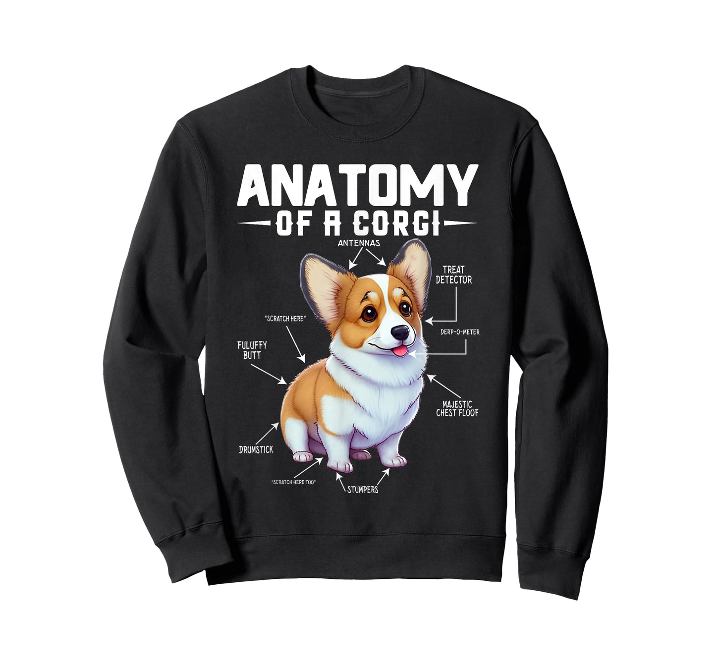 Anatomy Of A Corgi Cute Corgis Costume Corgi Lovers Corgis T-Shirt