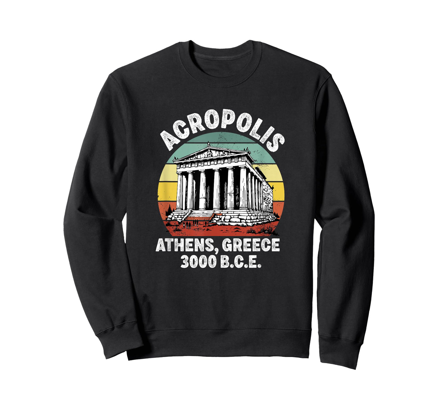 Acropolis Souvenir Athens Greece Greek Parthenon T-Shirt