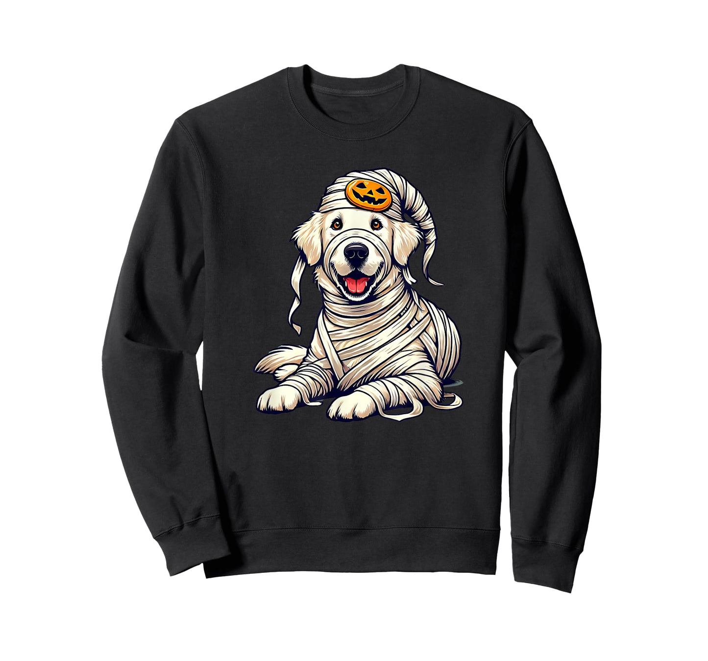 Halloween English Cream Golden Retriever Dog Cute Puppy T-Shirt