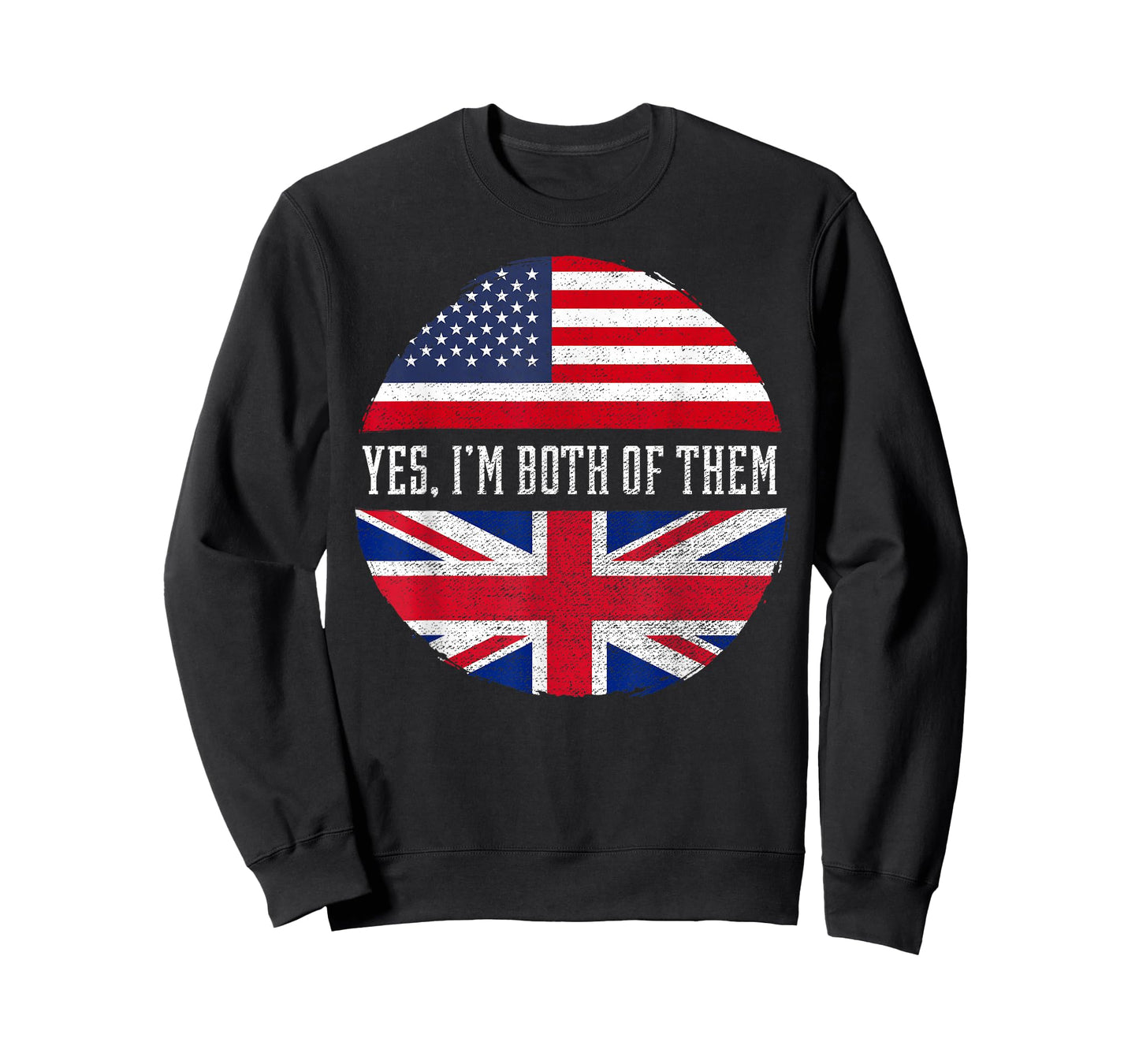 Half American Half British USA Flag United Kingdom Heritage T-Shirt