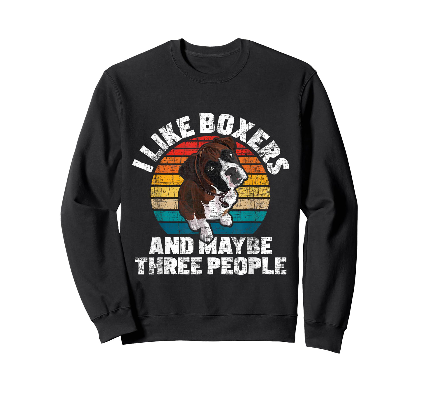 I Like Boxers And Maybe 3 People - Boxer Dog Puppy Trainer T-Shirt for Men Women Girls Kids