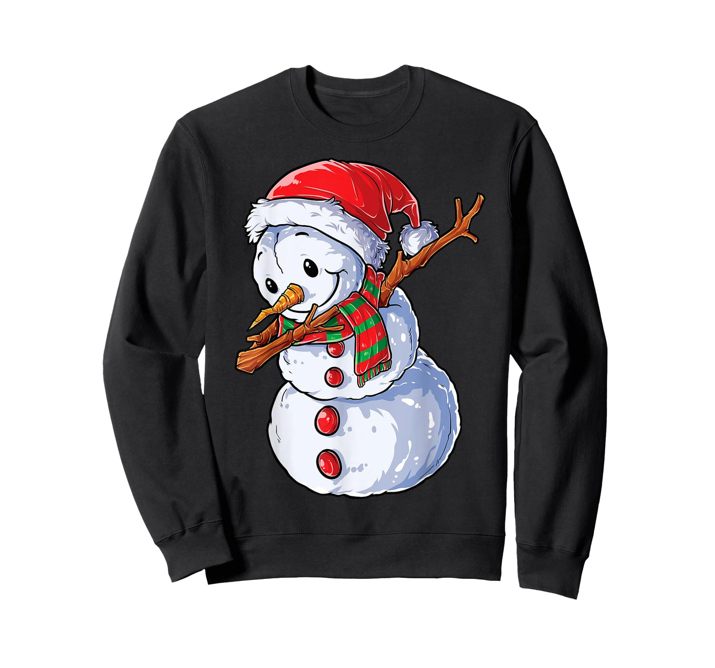 Dabbing Snowman Santa Christmas Boys Men Funny Xmas Hat Dab T-Shirt