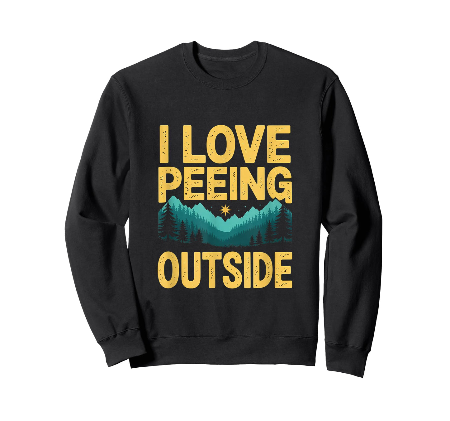 Camping I Love Peeing Outside Funny Adventure T-Shirt