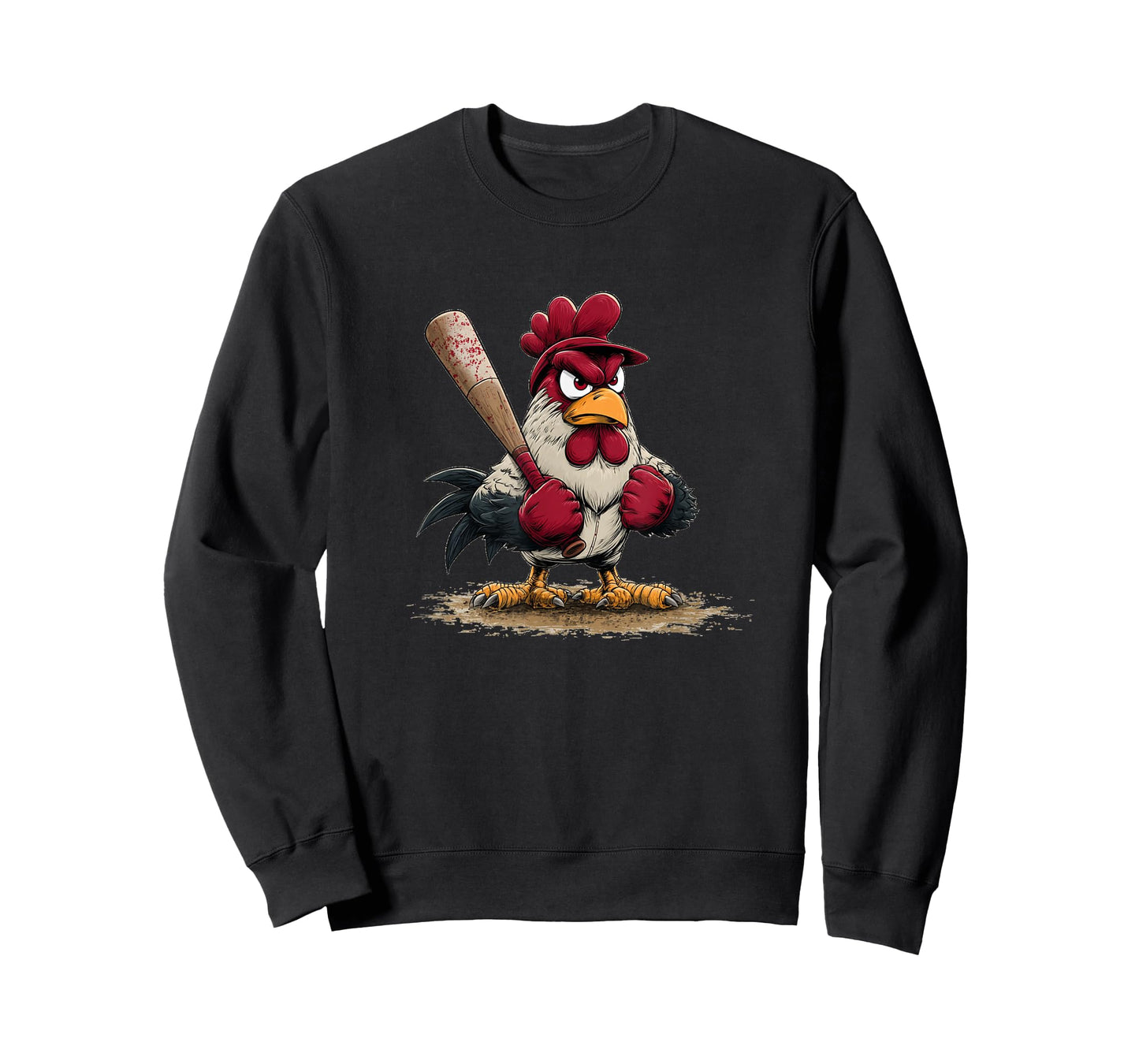 Nice Sport Rooster Look for Baseball and Bat Lovers T-Shirt