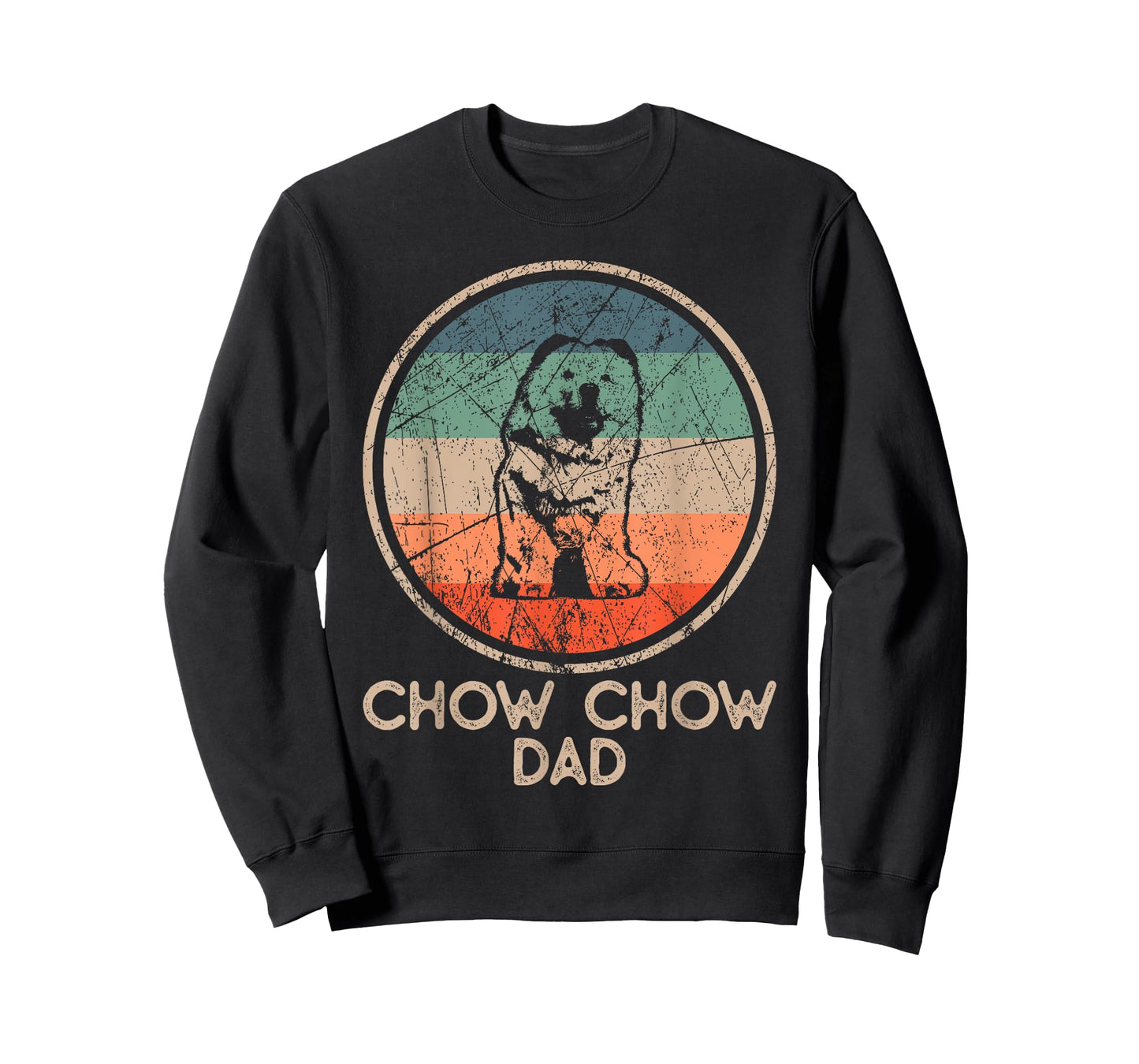 Chow Chow Dog - Vintage Chow Chow Dad T-Shirt for Men Women