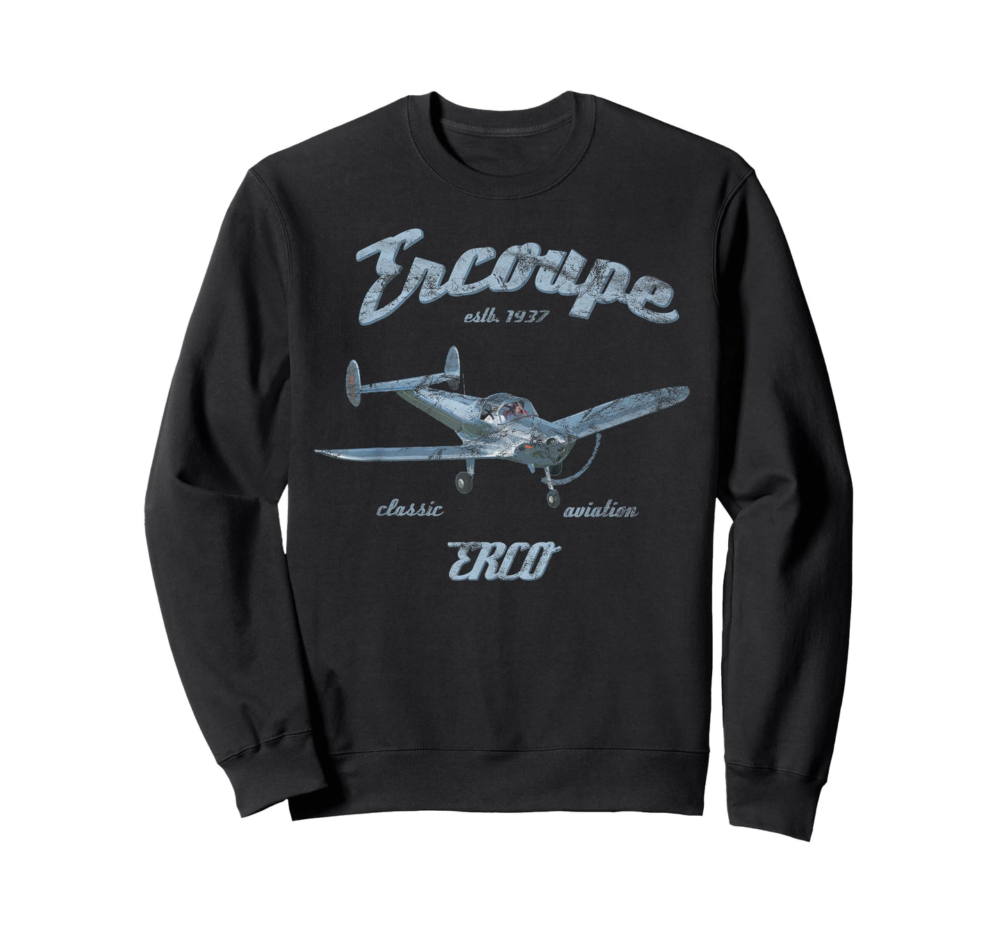 Ercoupe Airplane Classic Aviation Pilot Vintage T-Shirt