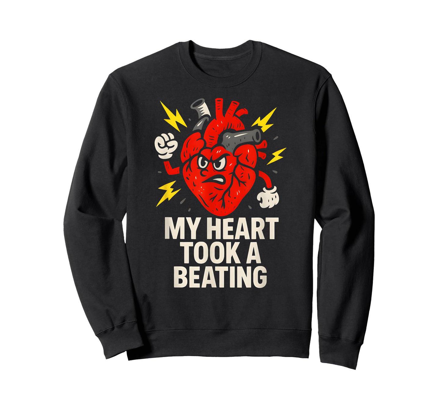 Heart Attack My Heart Took A Beating Cool Mens Surgery Recov T-Shirt
