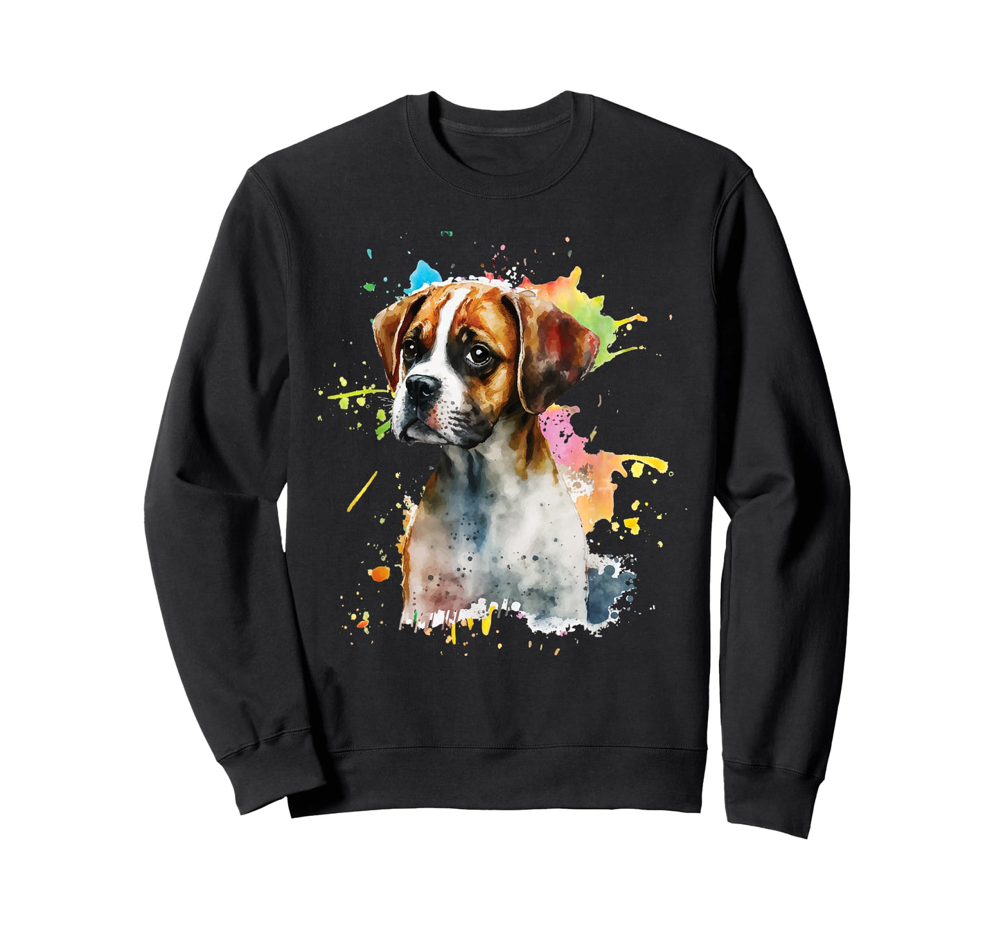 Splatter Boxer Dog - Dog Puppy Veterinarian Animal Breeder T-Shirt