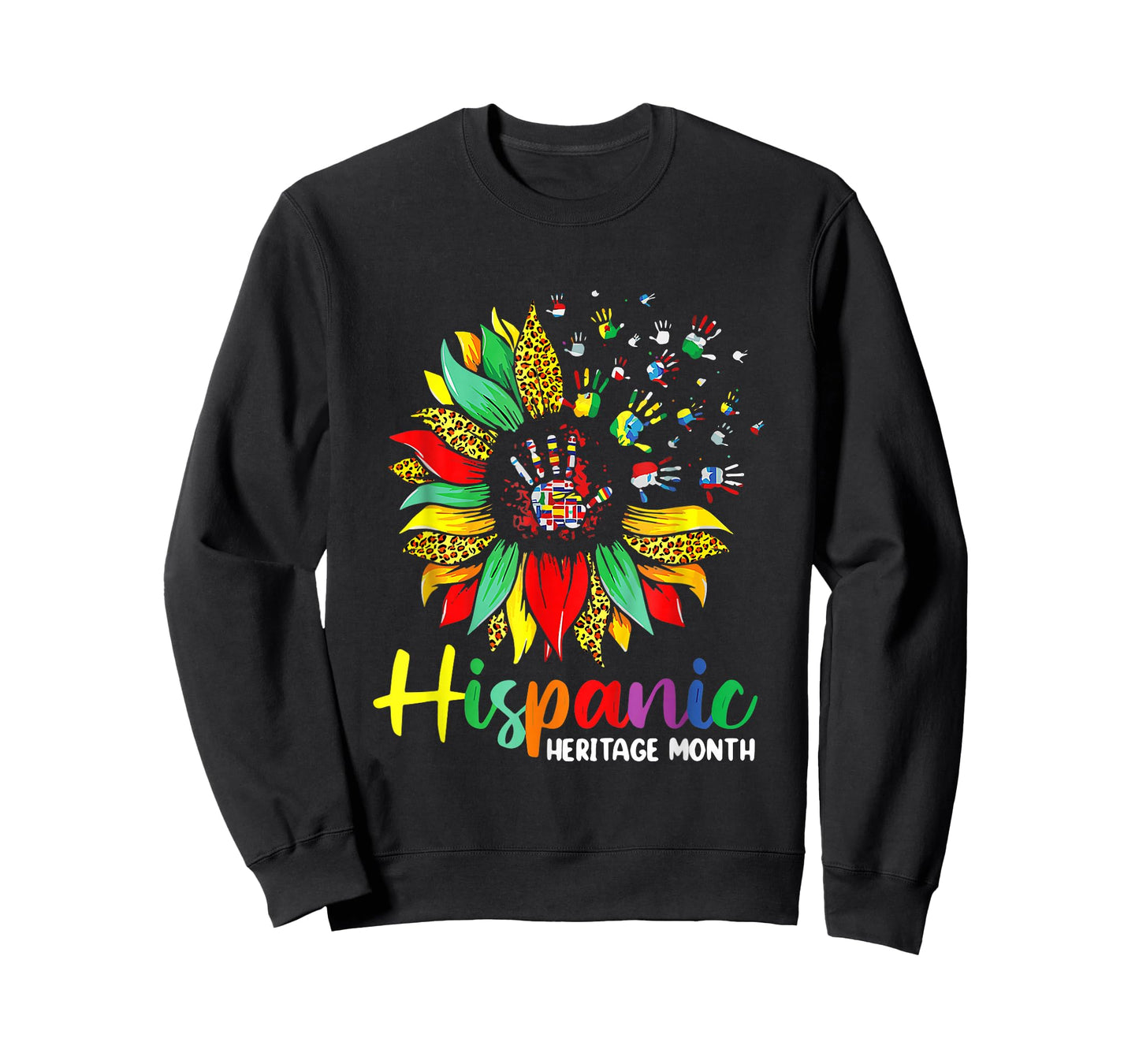 National Hispanic Heritage Month Sunflower All Countries T-Shirt