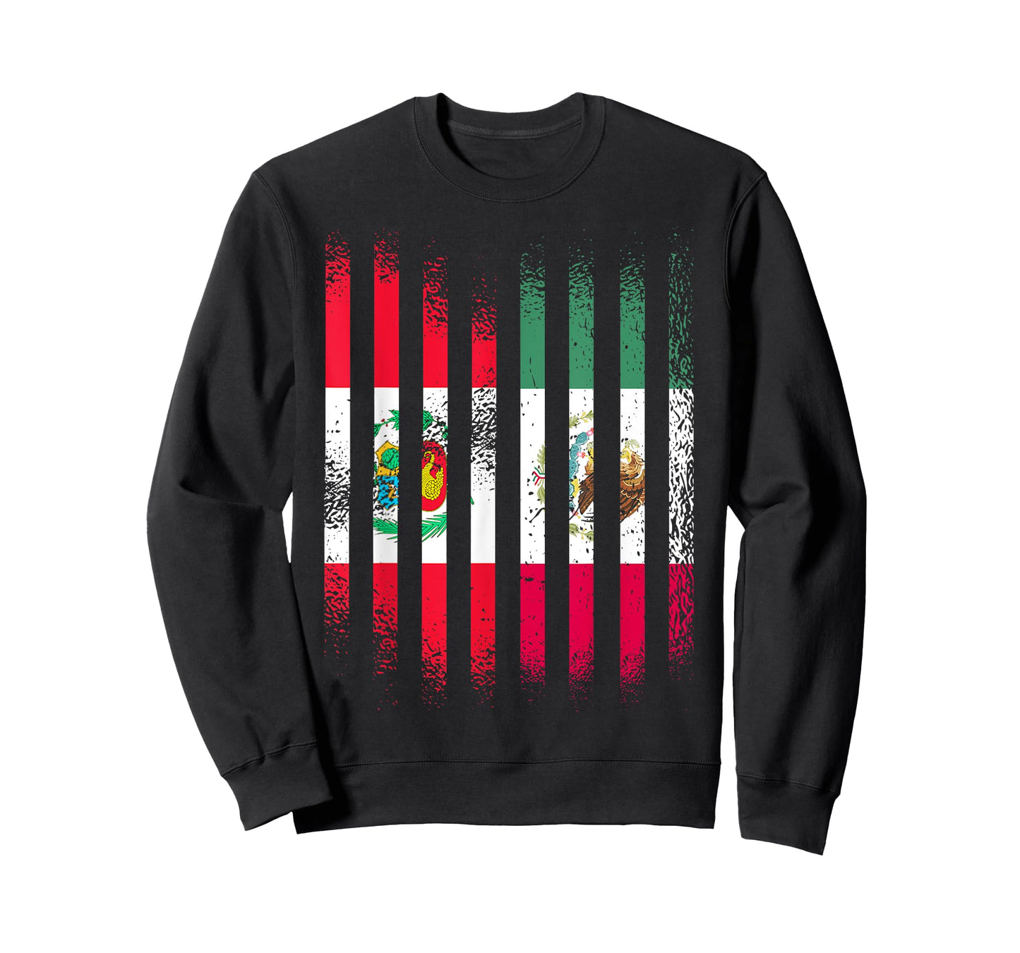 Peru Flag Mexico Grown Country Flags Stripes T-Shirt