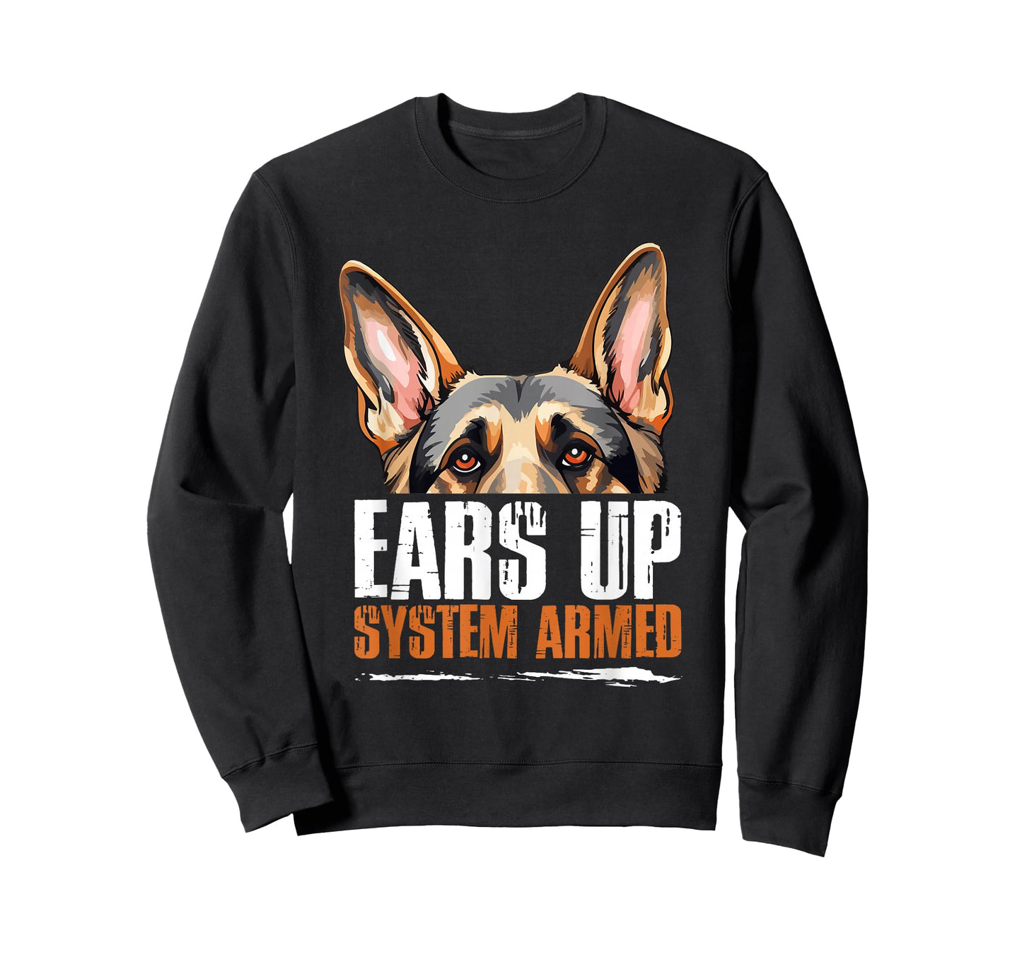 German Shepherd Dog Breed Ears Up System Armed T-Shirt