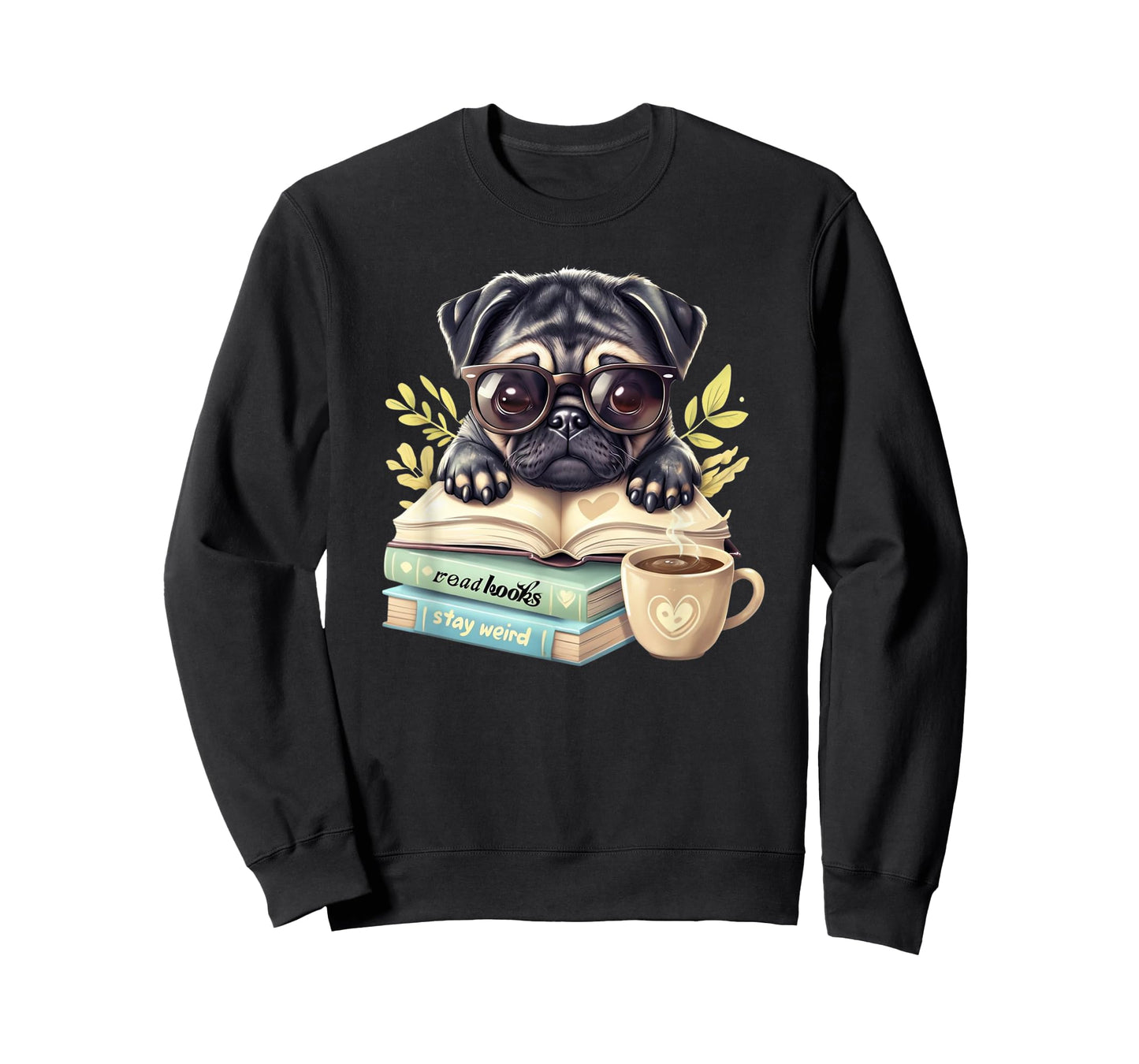 Funny Pug Art For Men Women Kids Animals Dog Lover T-Shirt