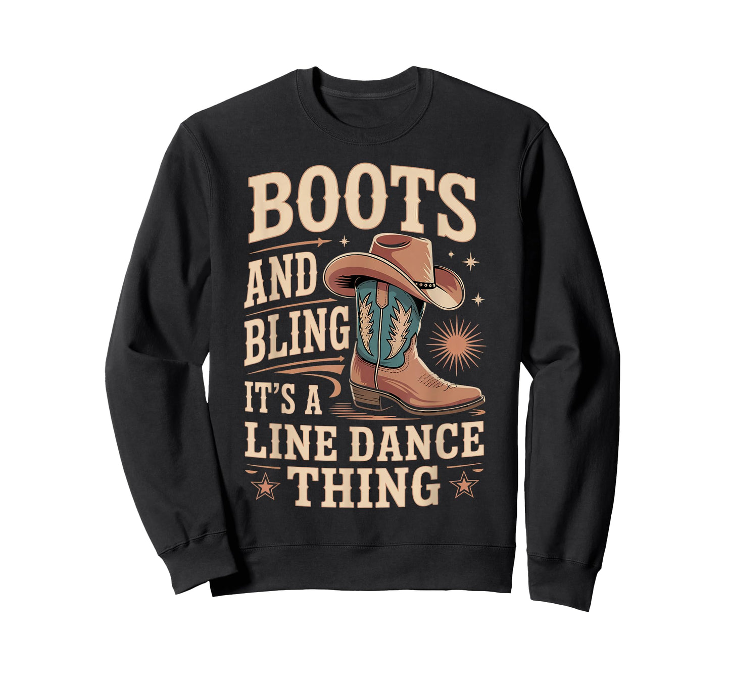 Boots And Bling Line Dancing Line Dance Line Dancer T-Shirt