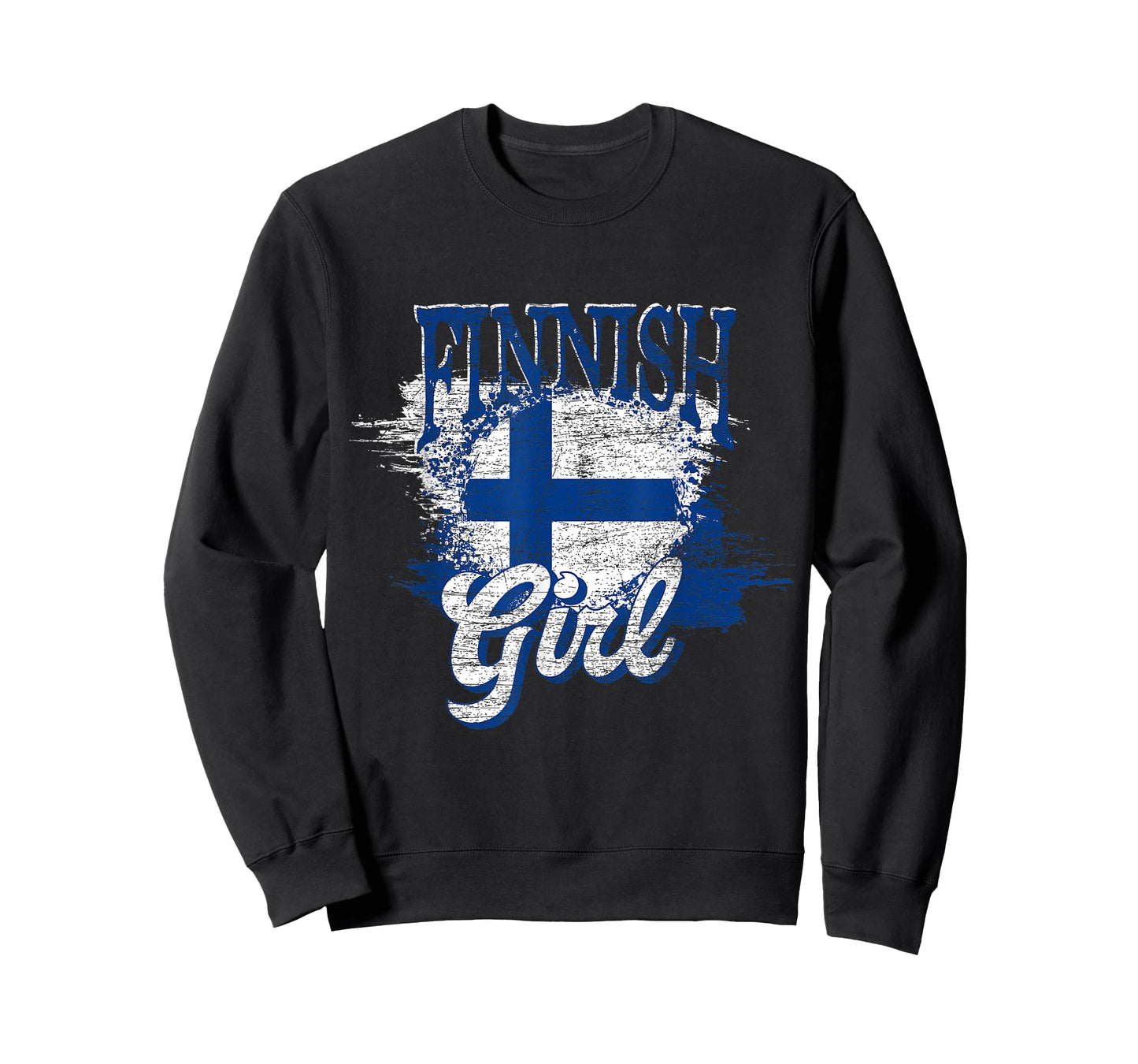 Finnish Girl Scandinavia Finnish Flag Finland T-Shirt