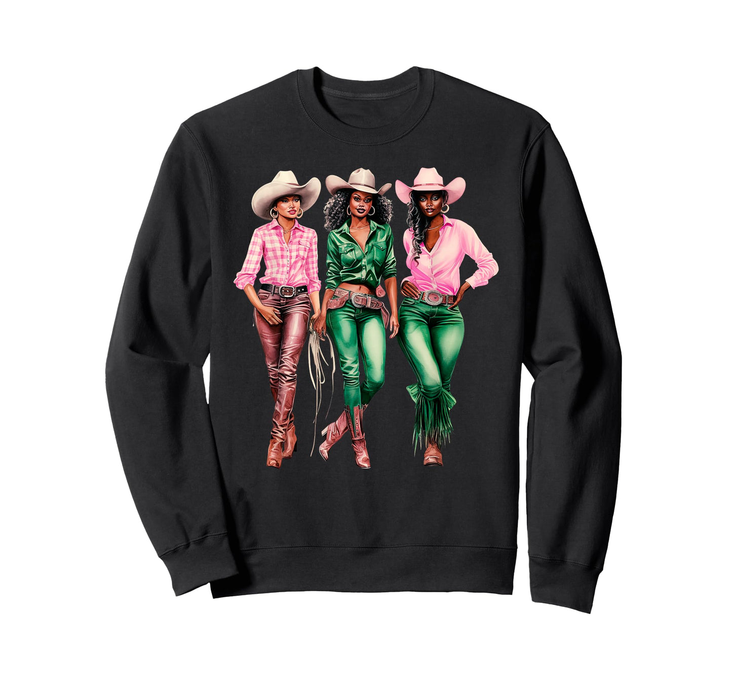 Black Cowgirl Western Rodeo Melanin Black History Texas T-Shirt