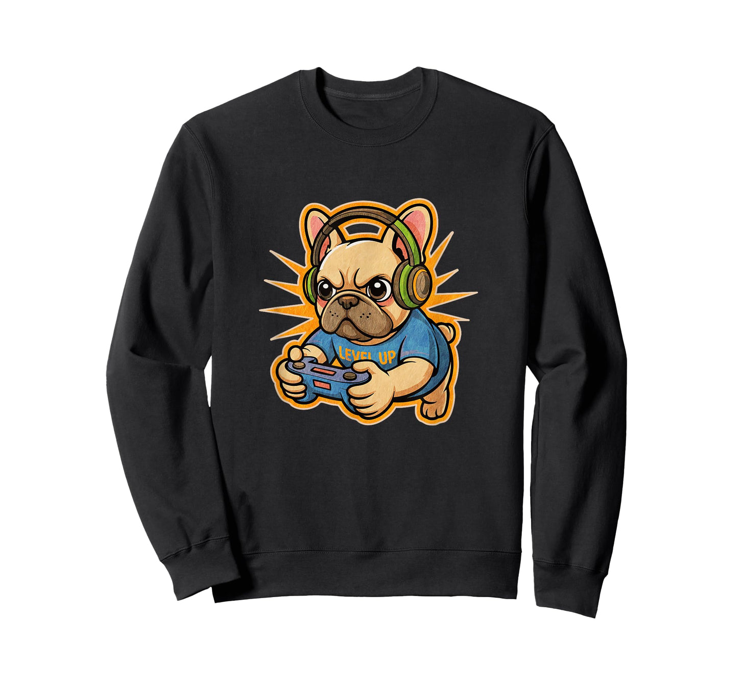 Funny Frenchie Gamer! Cute French Bulldog Gamer T-Shirt