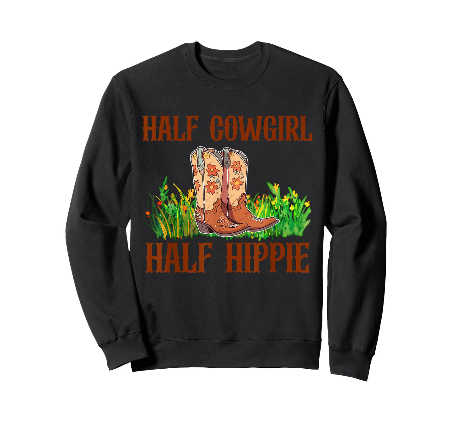 Half Cowgirl Half Hippie Vintage Cowgirl T-Shirt