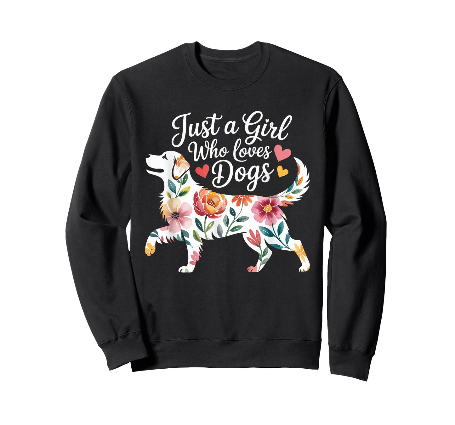 Dog Cute Just A Girl Who Loves Dogs T-Shirt
