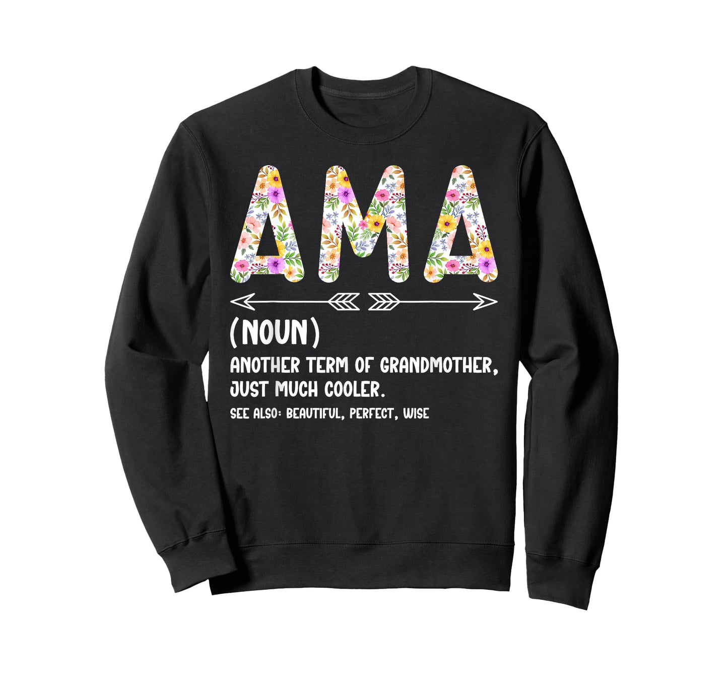 Ama Definition Ama Grandma Ama Grandmother T-Shirt