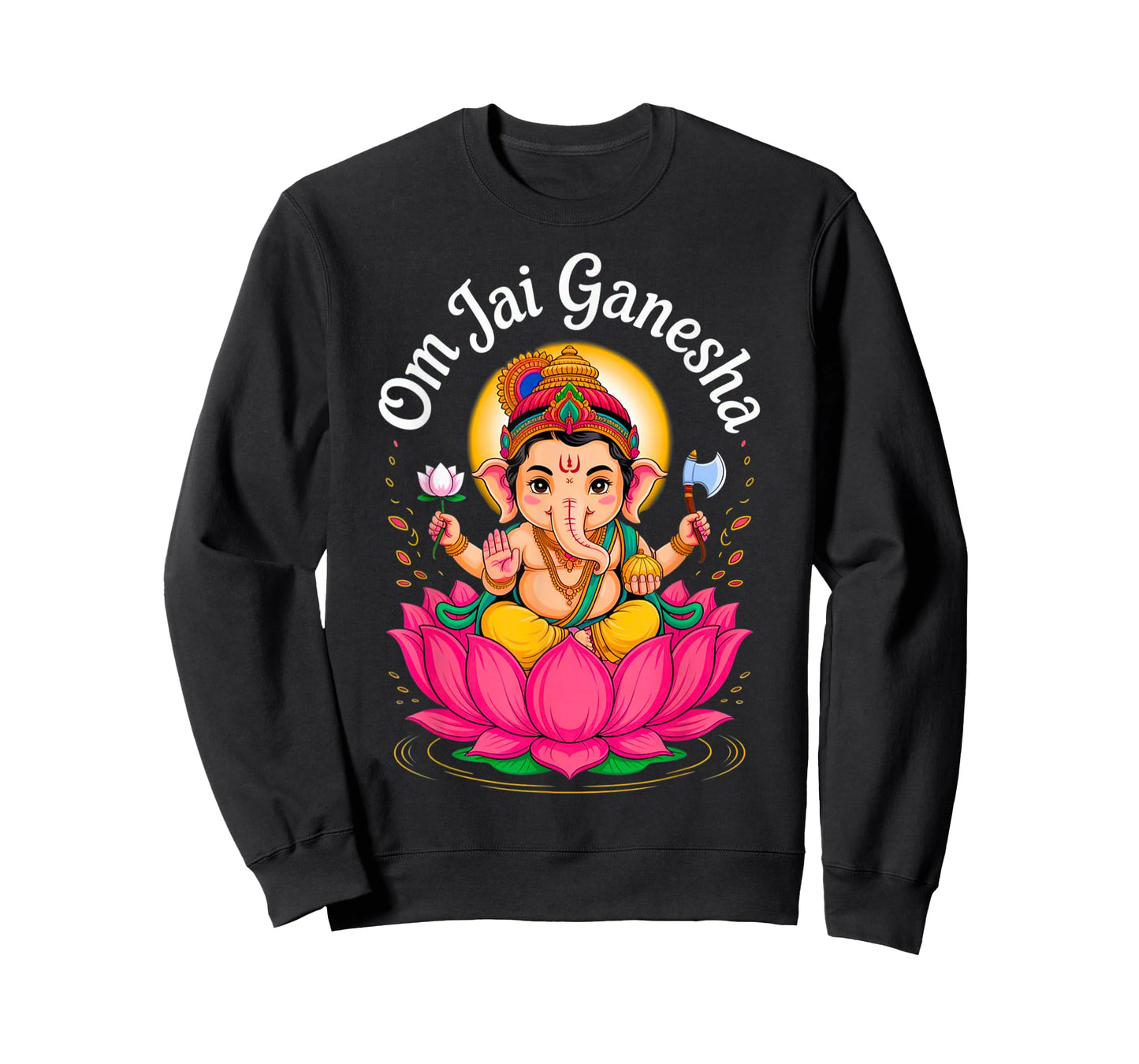 Hindu Ganesha Puja Elephant God India Meditation Yoga Murti T-Shirt
