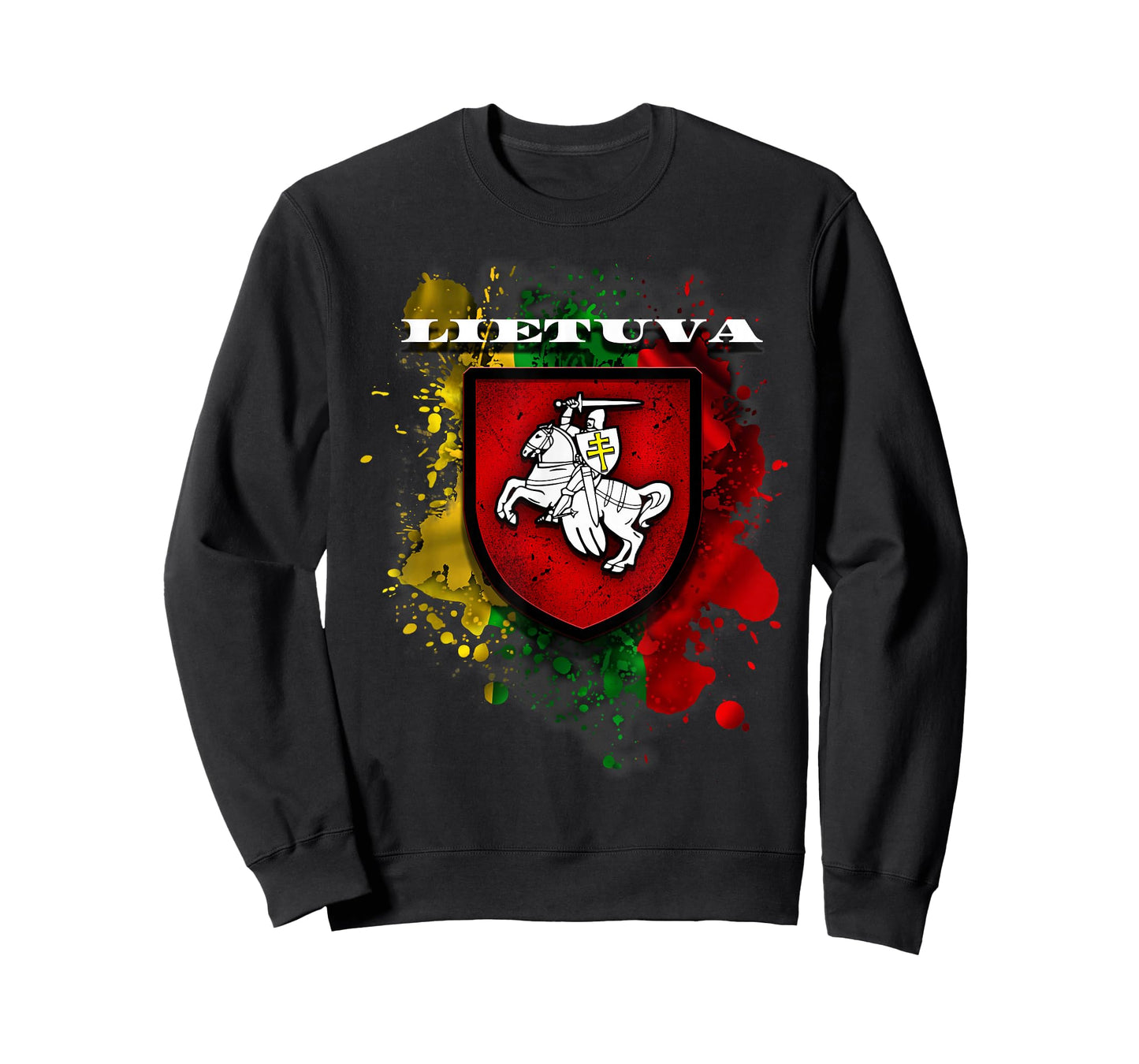 Lithuania Gift National Attributes Flag And Vytis T-Shirt