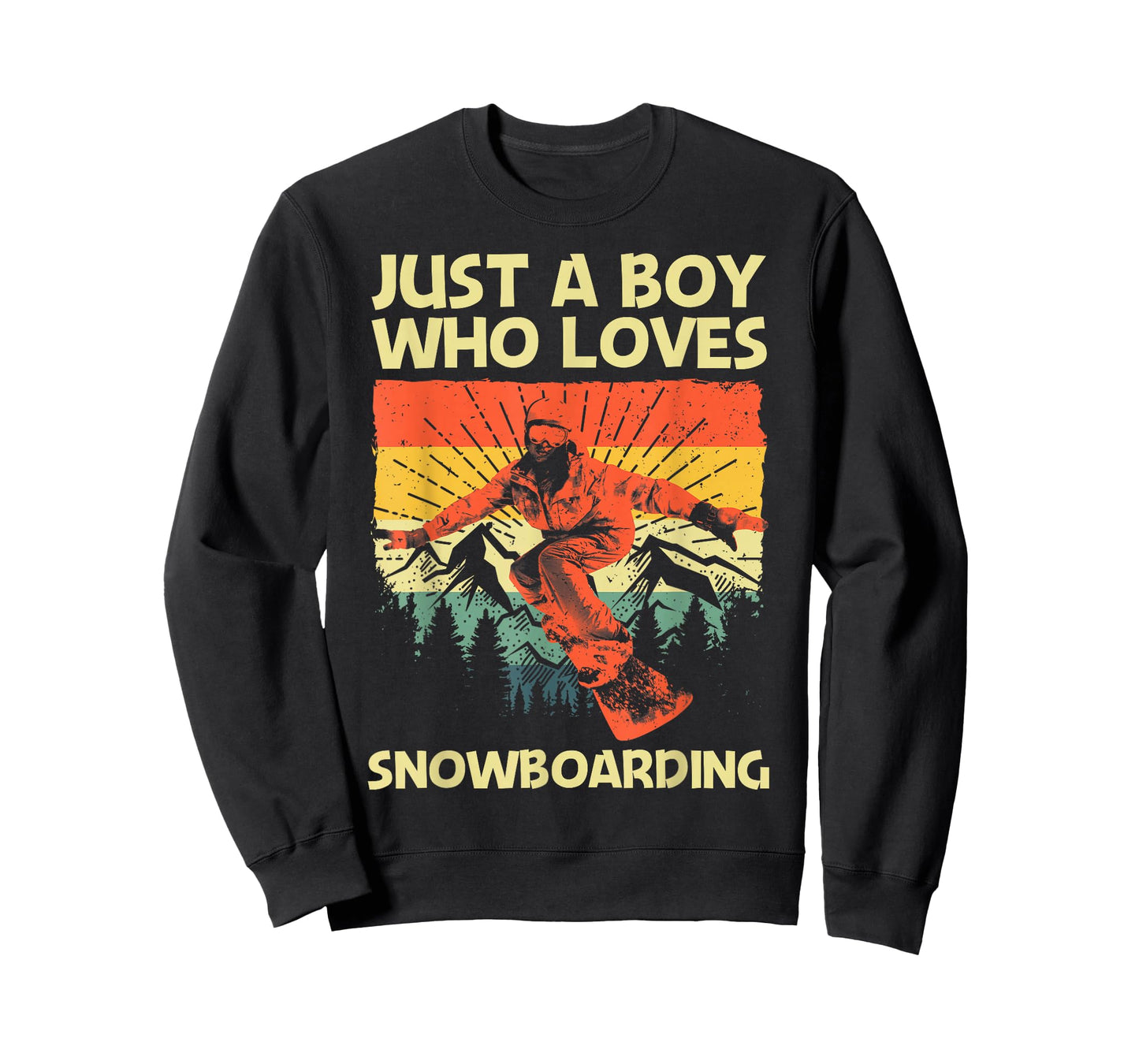 Cool Snowboarding Design For Boys Kids Snowboard Snowboarder T-Shirt