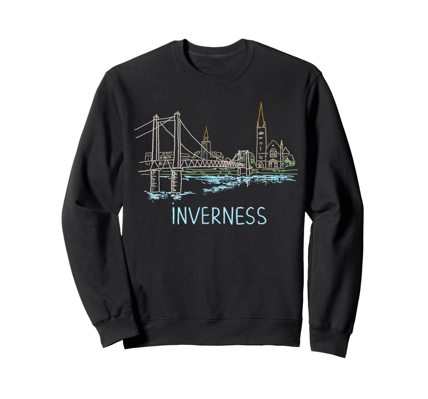 Inverness City Scotland UK souvenir gift for men women T-Shirt