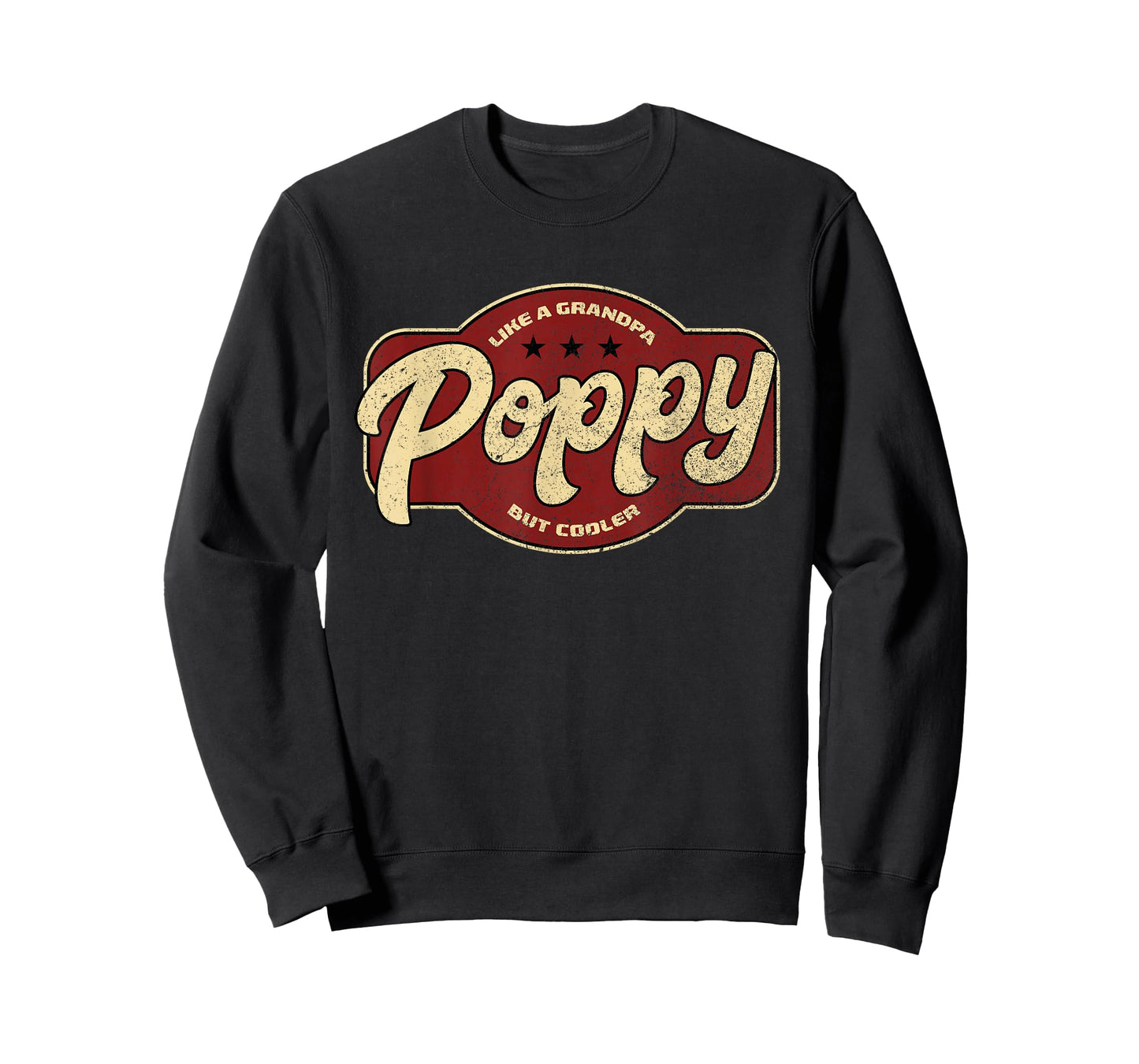 Vintage Poppy Like a Grandpa but Cooler - Poppy Grandpa T-Shirt
