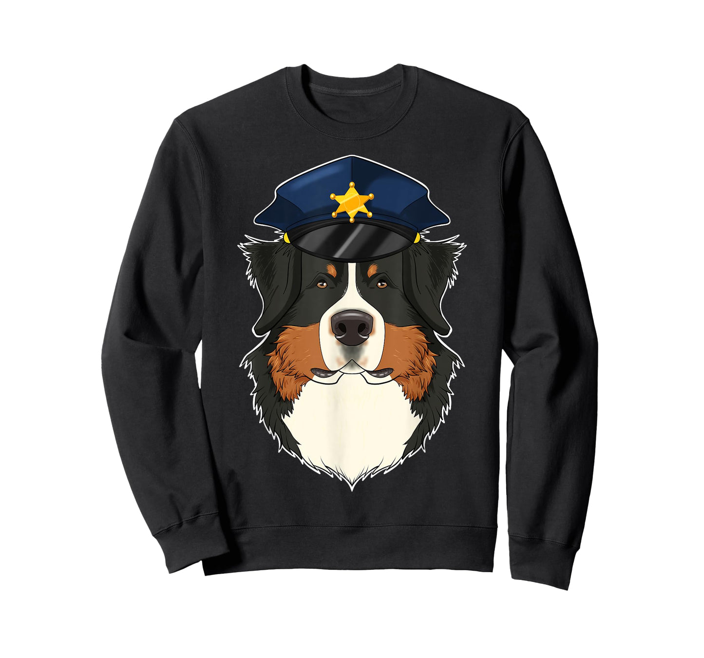 Canine Handler I Police Dog I Police Bernese Mountain Dog T-Shirt
