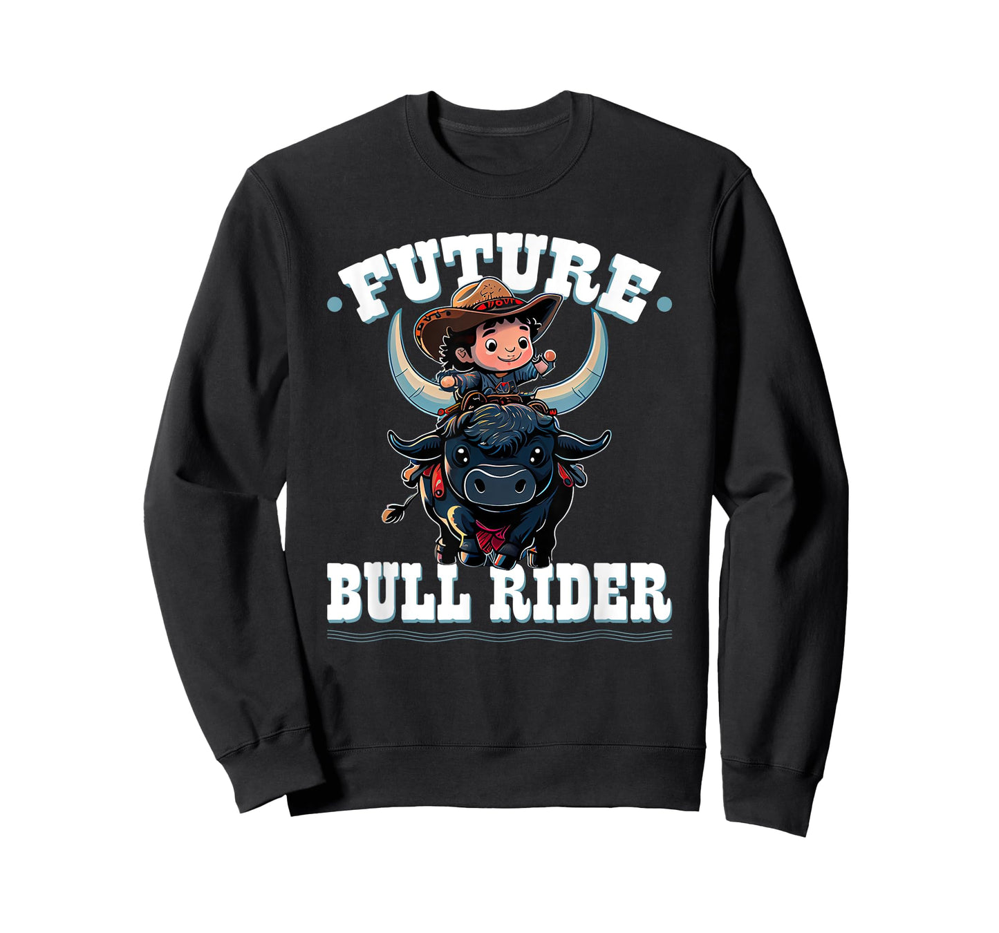 Future Bull Rider, Bull Riding Cowboy Rodeo Boy Kids T-Shirt