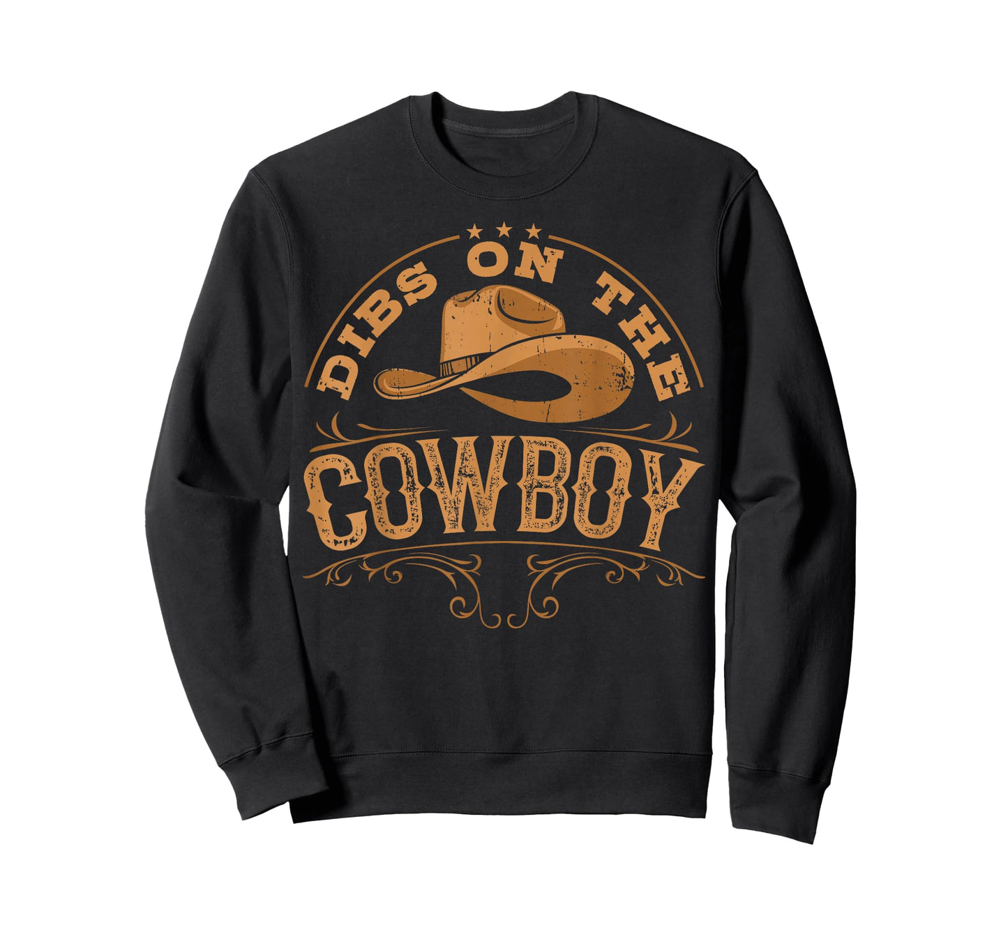 Dibs On The Cowboy Rodeo Ranch Girlfriend Wife Lipstick T-Shirt