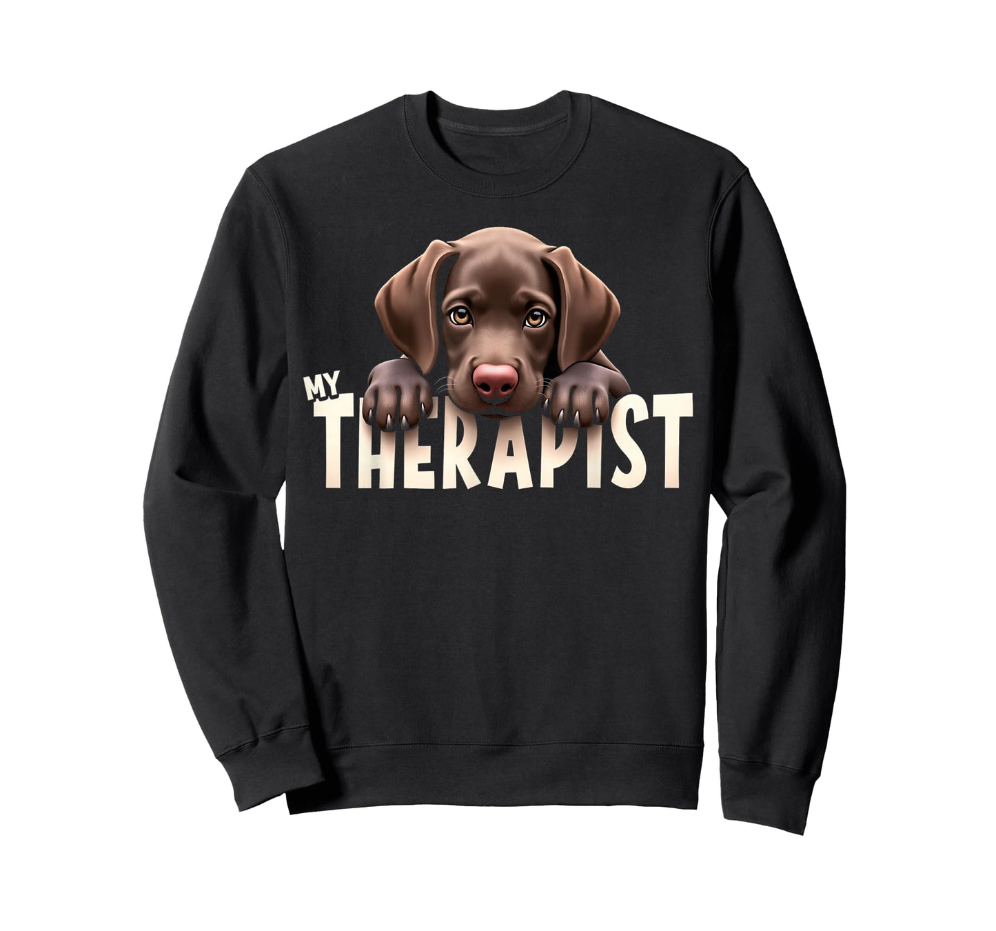 Funny GSP Puppy My Therapist German Shorthaired Pointer Dog T-Shirt