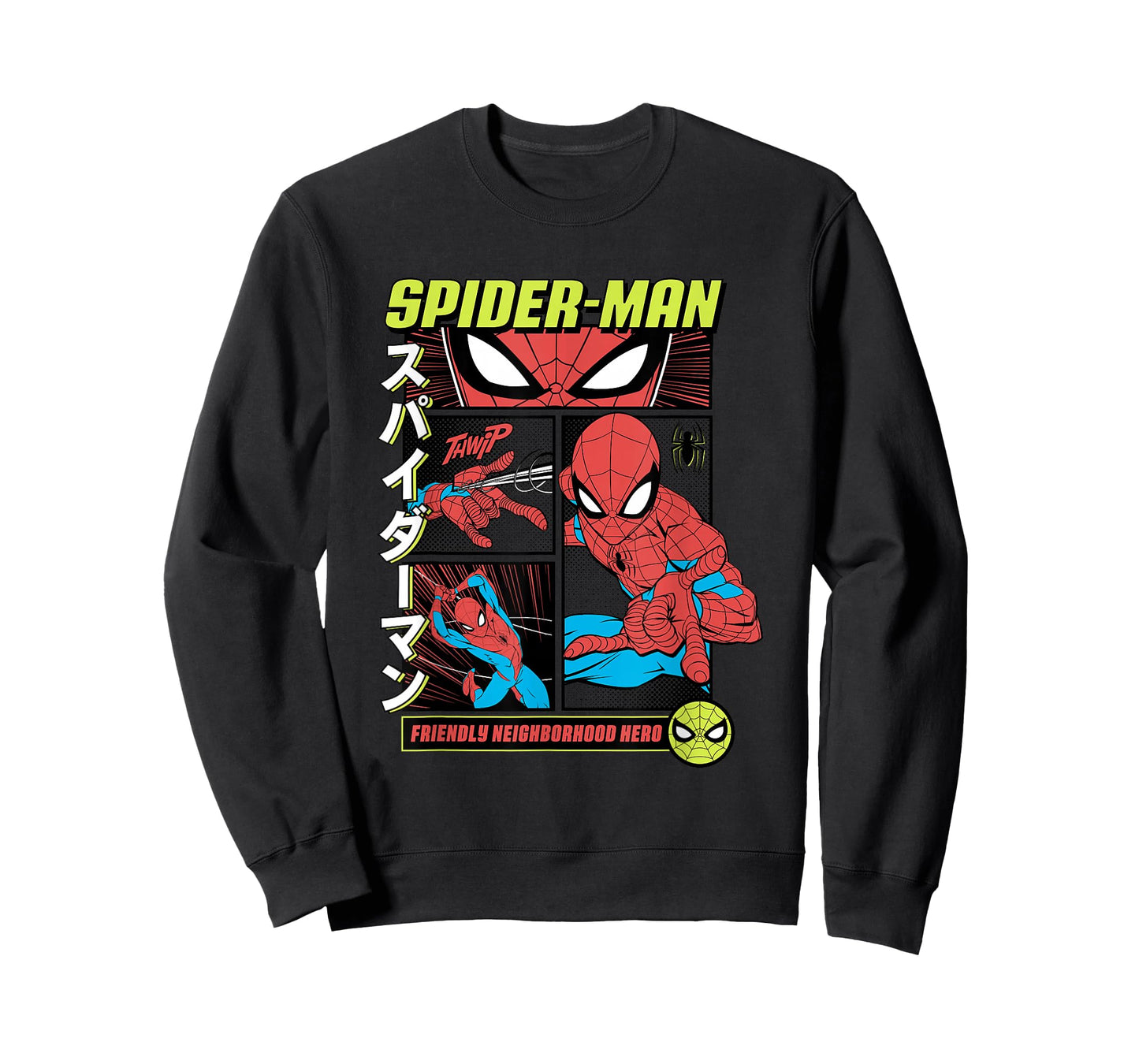 Marvel Comics Spider-Man Manga Style Hero T-Shirt