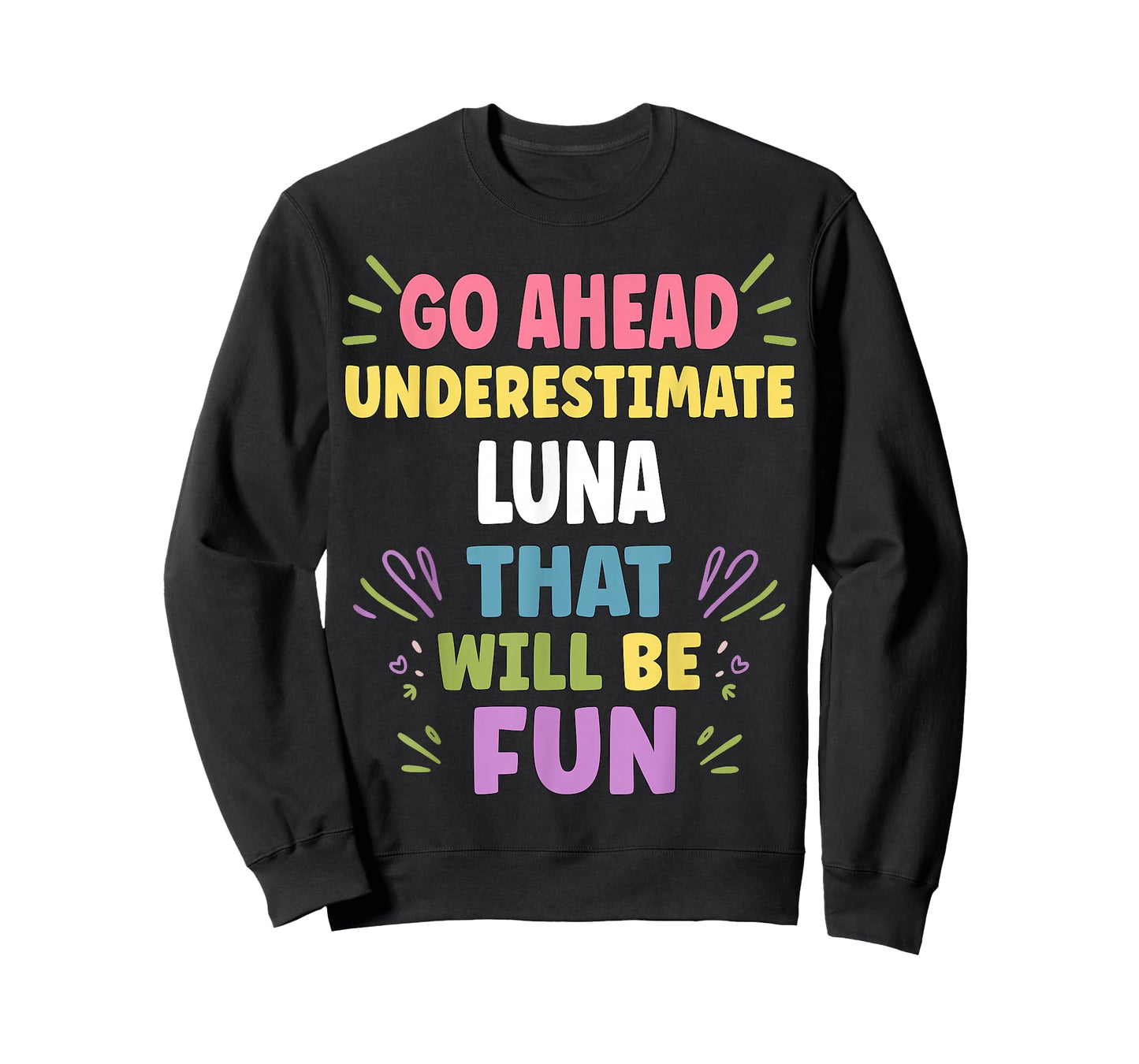 Luna Personalized Women's Gift Custom Luna T-Shirt