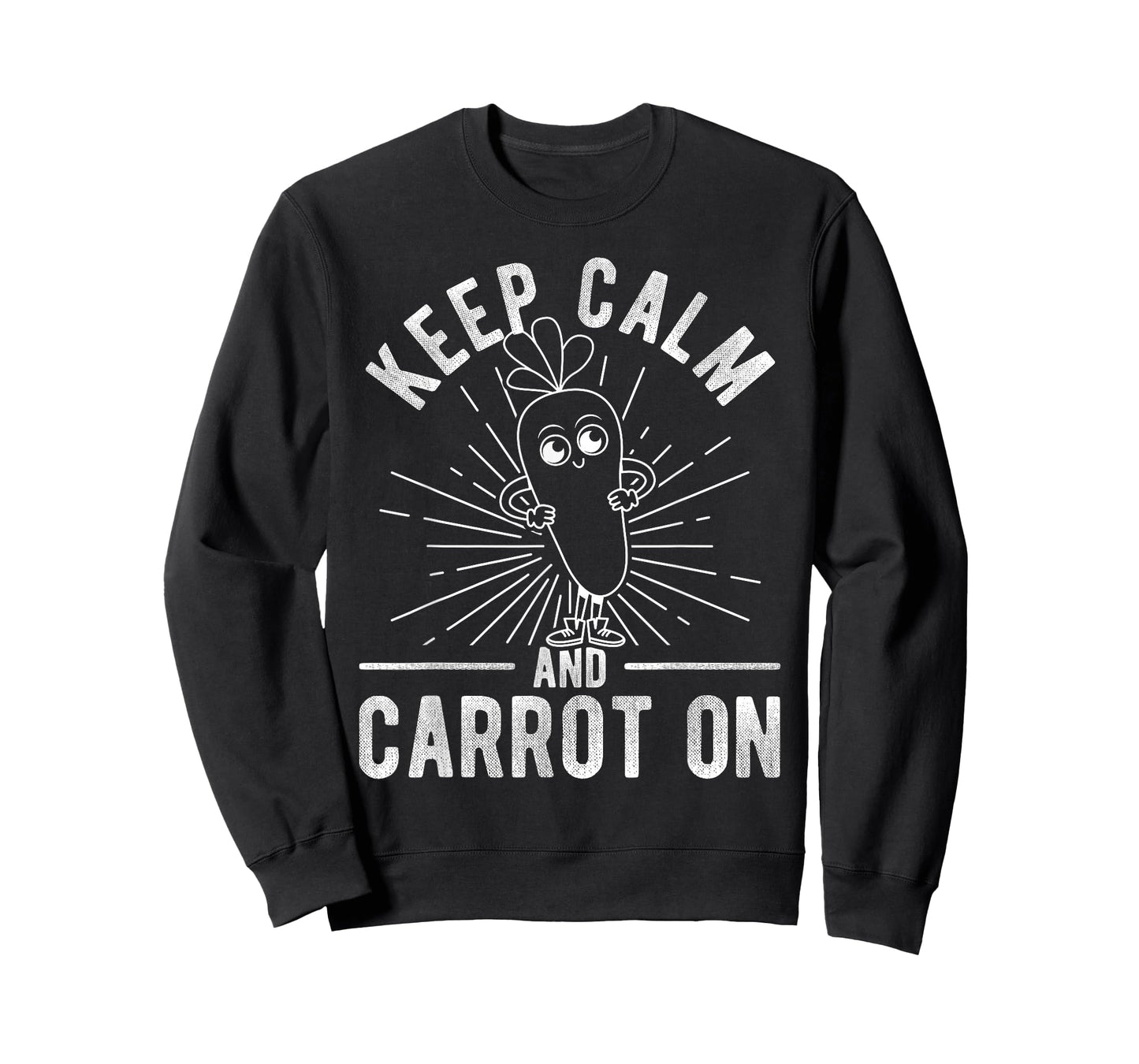 Keep Calm AND Carrot ON Keep Calm Carrot Pun T-Shirt