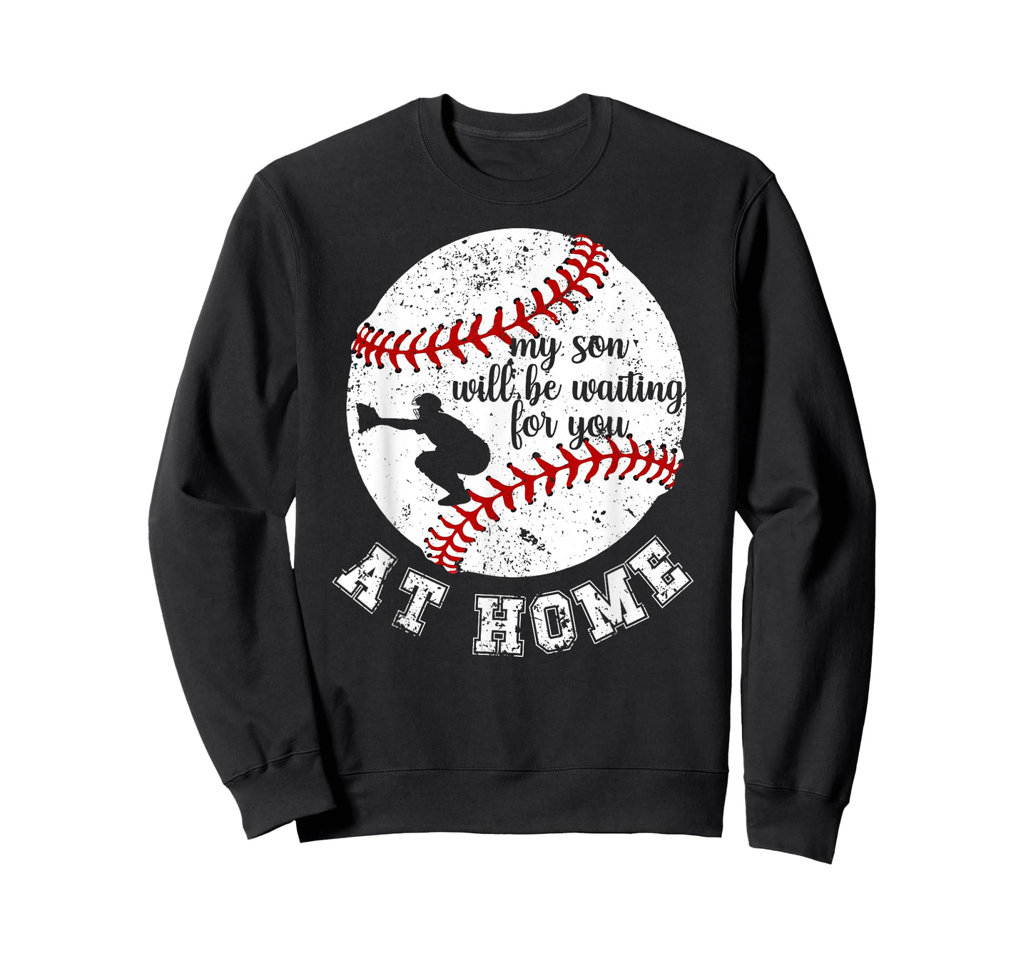 at Home Baseball Catcher Mom of A Baseball Catcher Mother T-Shirt