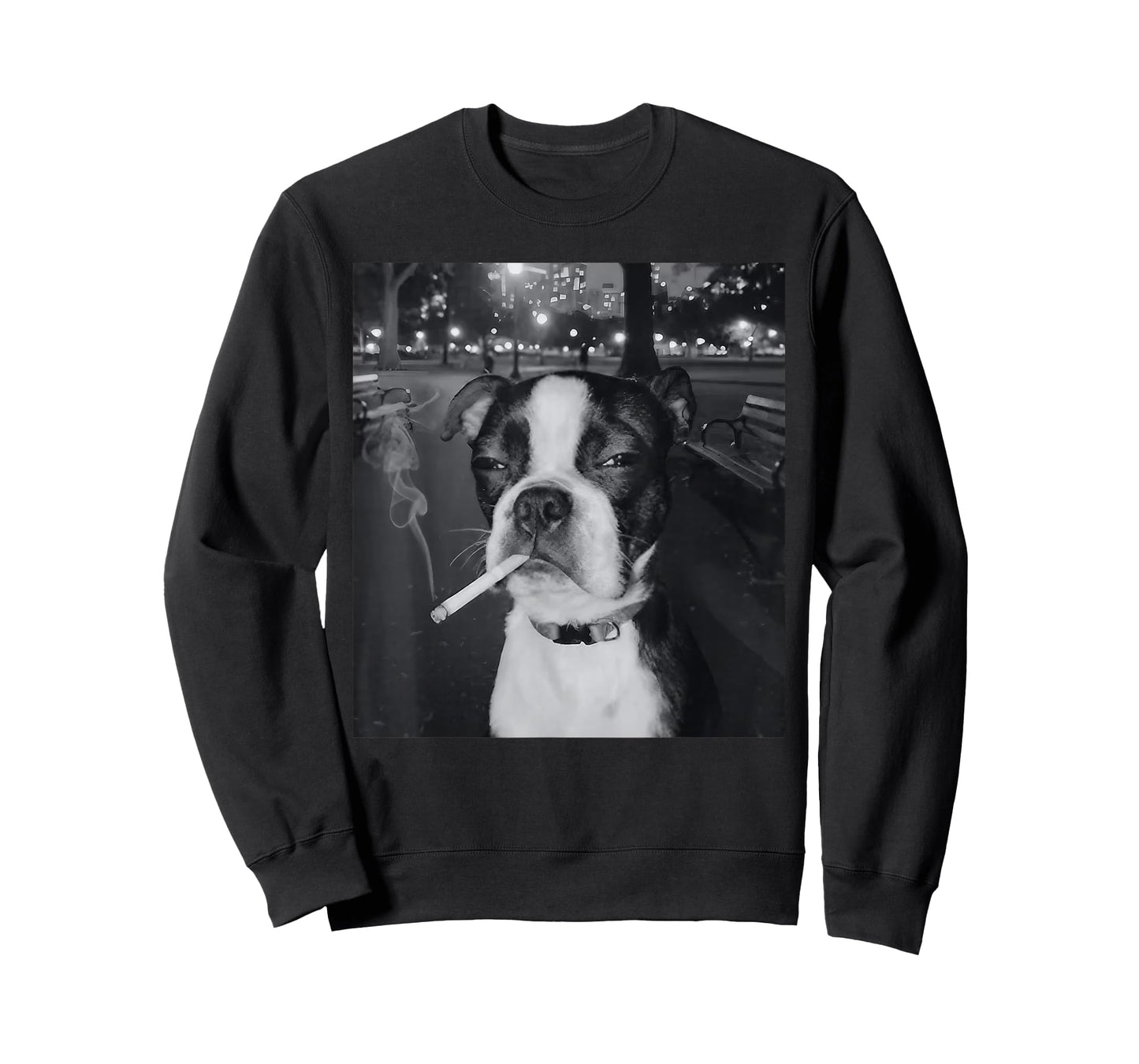 Funny Smoking Dog Meme Cigarette Gen Z Meme Dog Lover T-Shirt