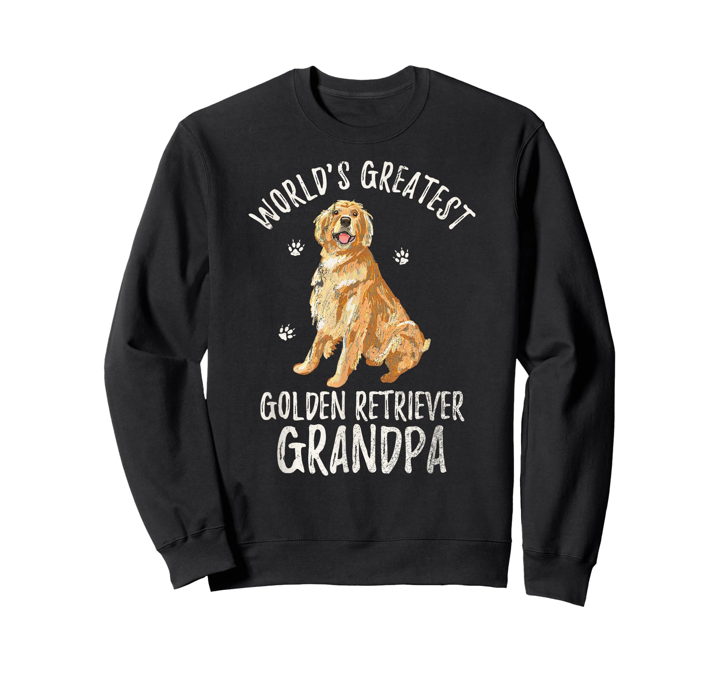 World's Greatest Golden Retriever Grandpa Funny Dog Lover T-Shirt