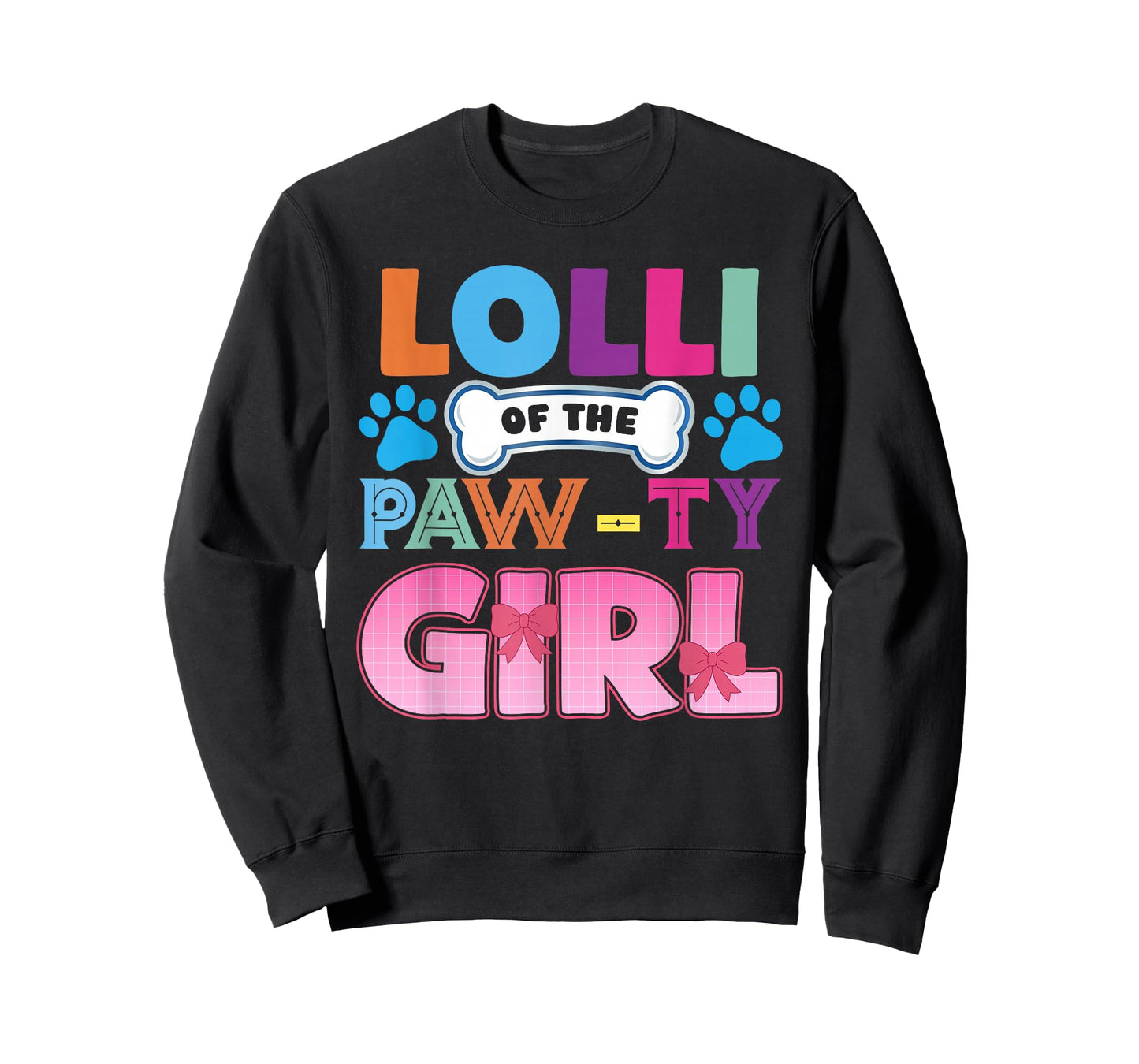 Lolli of The Paw-Ty Girl Birthday Family Matching Party T-Shirt