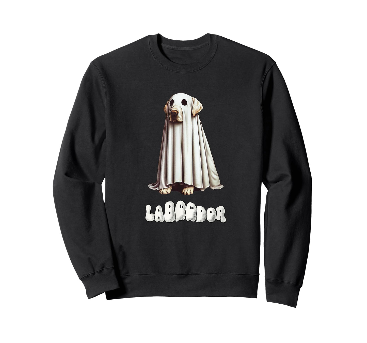 Funny Yellow Labrador Halloween Ghost, LaBOOdor, Lab Mom T-Shirt