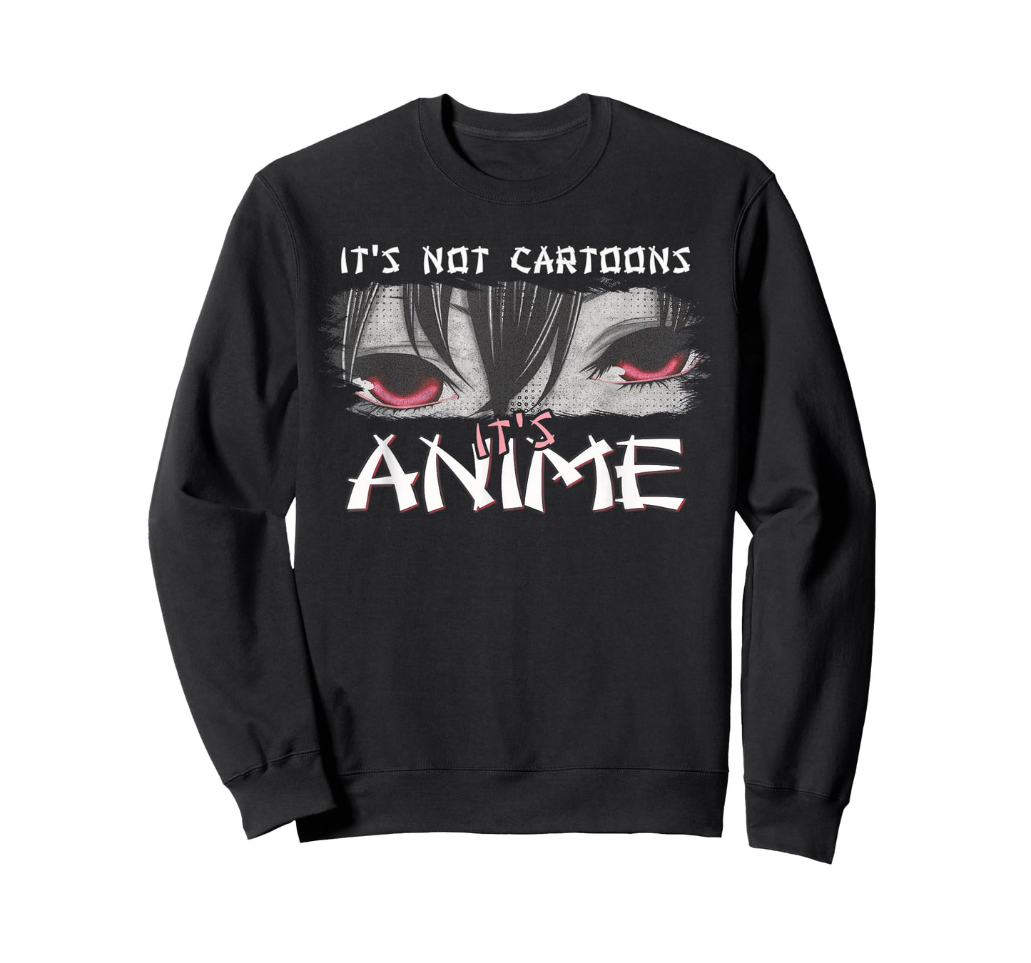 Japanese Animation Characters Its Not Cartoons It's Anime T-Shirt