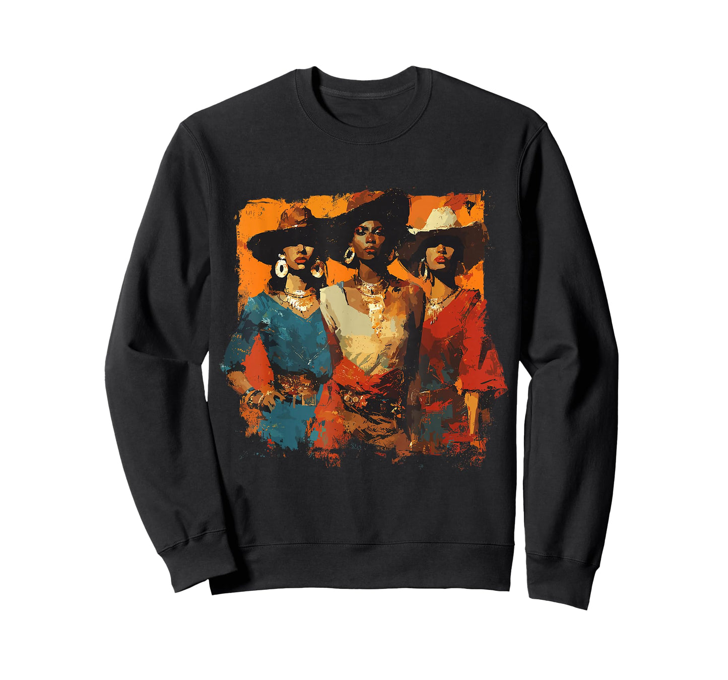 Vintage Black African American Cowgirl Western Country Rodeo T-Shirt