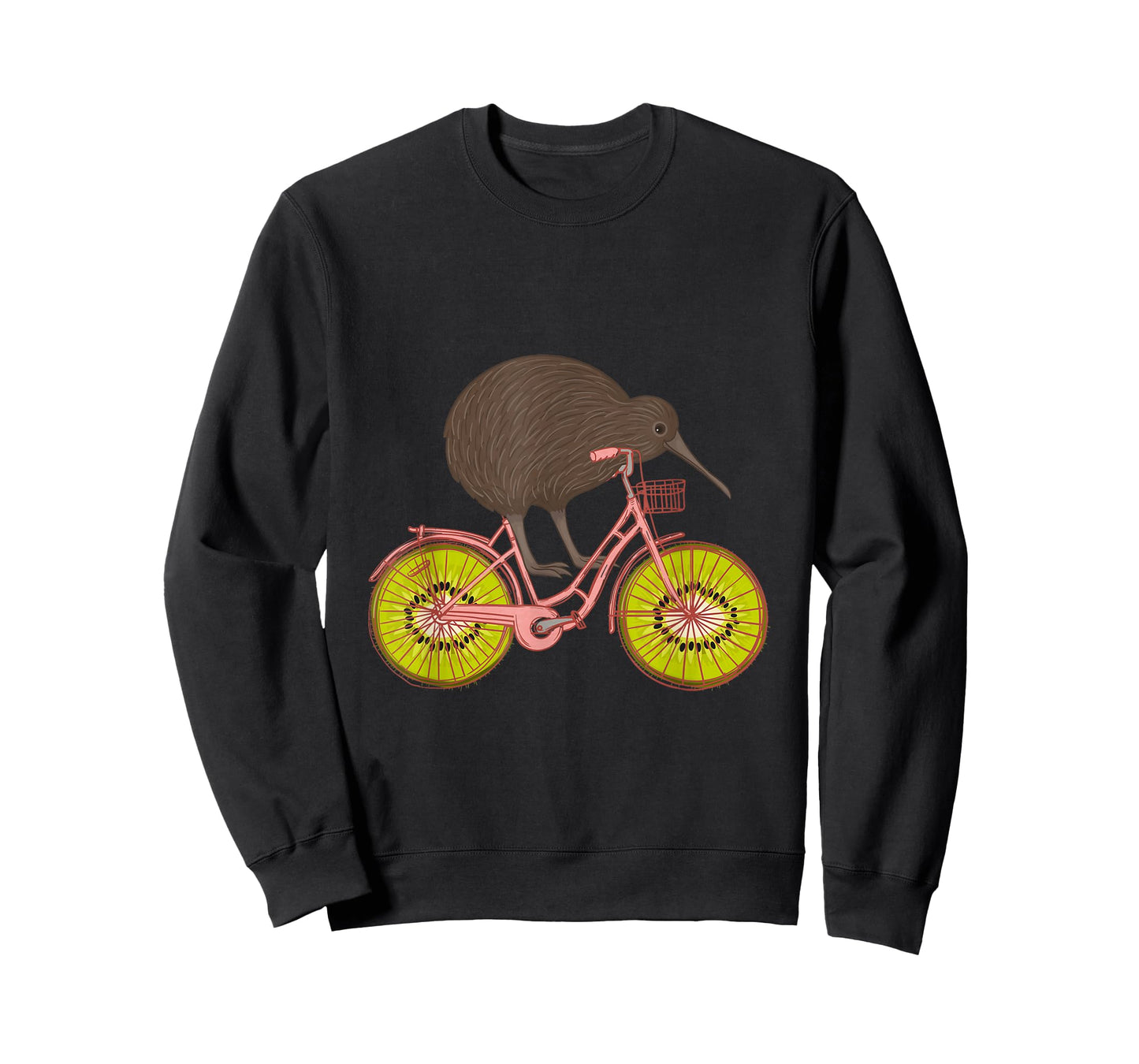 Cute Animal Kiwi Cycling New Zealand T-Shirt