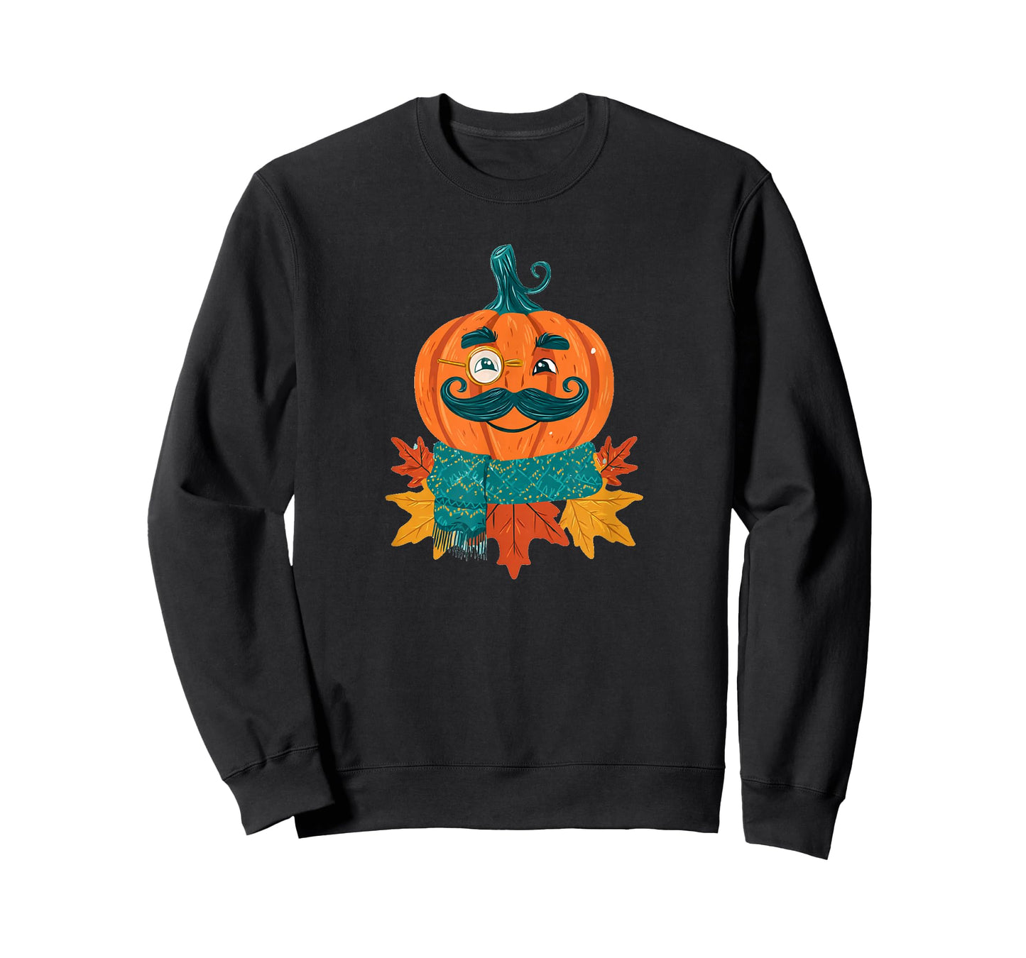 Funny Pumpkin Face for Autumn and Shawl Lovers T-Shirt
