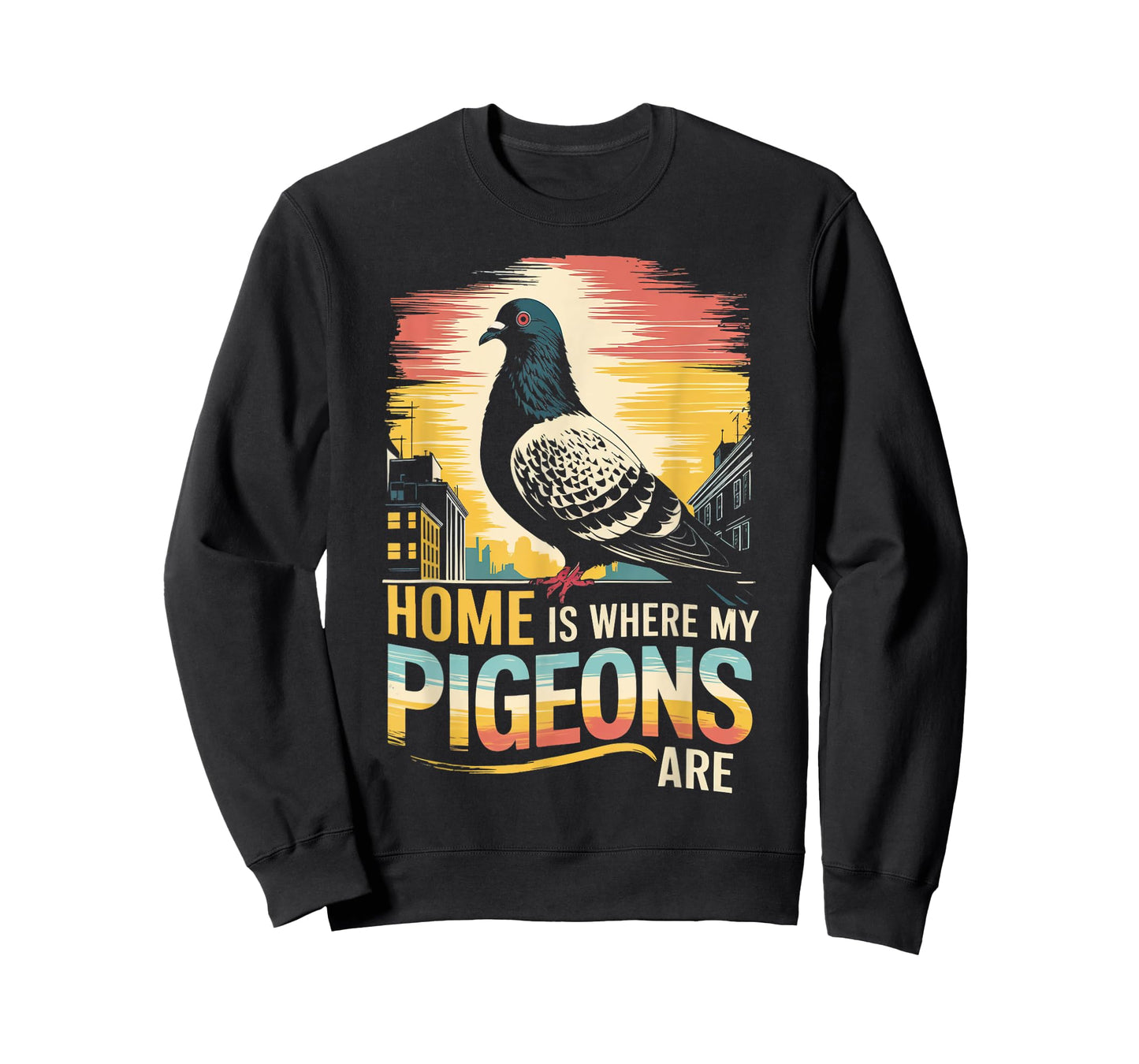 Home Where My Pigeon Birdwatching Pigeon Racer Pigeon Racing T-Shirt