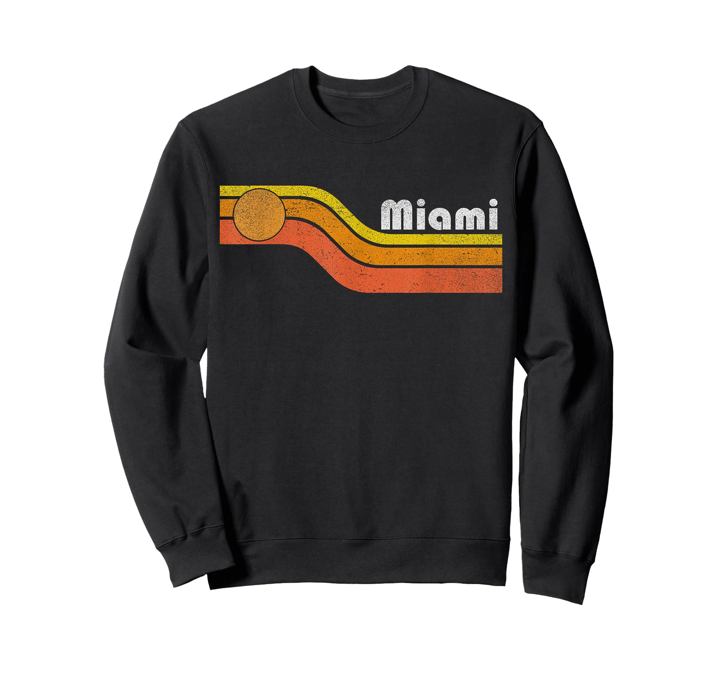 Miami - Vintage Men Women 70s 80s Graphic Cool Retro T-Shirt