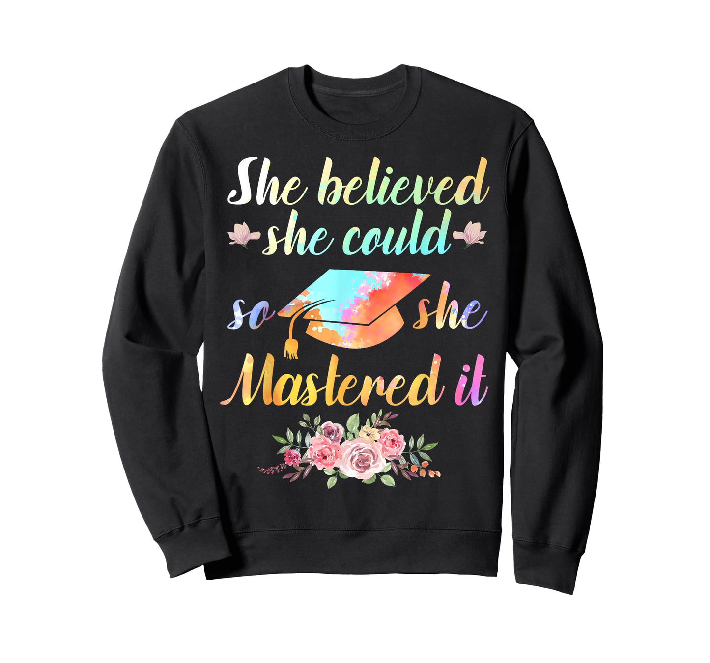 Cool Master Degree Art for Men Women Academic Degree Diploma T-Shirt Small